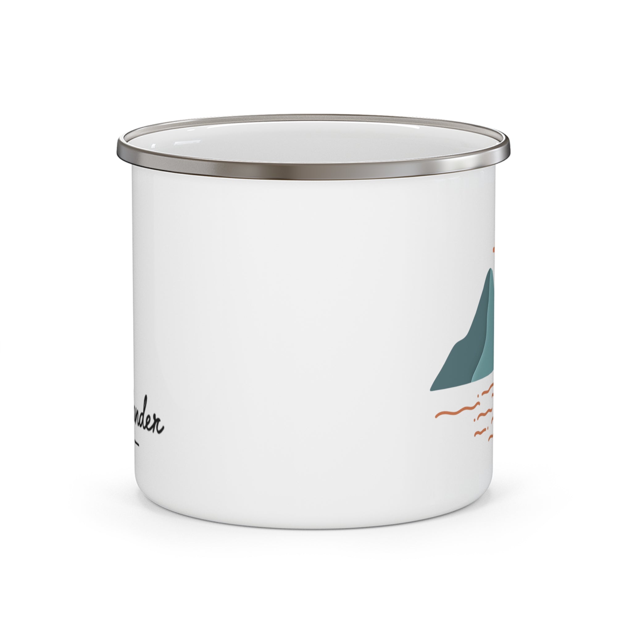 Mountain Sunrise Camping Mug - Wild & Wander Enamel Cup