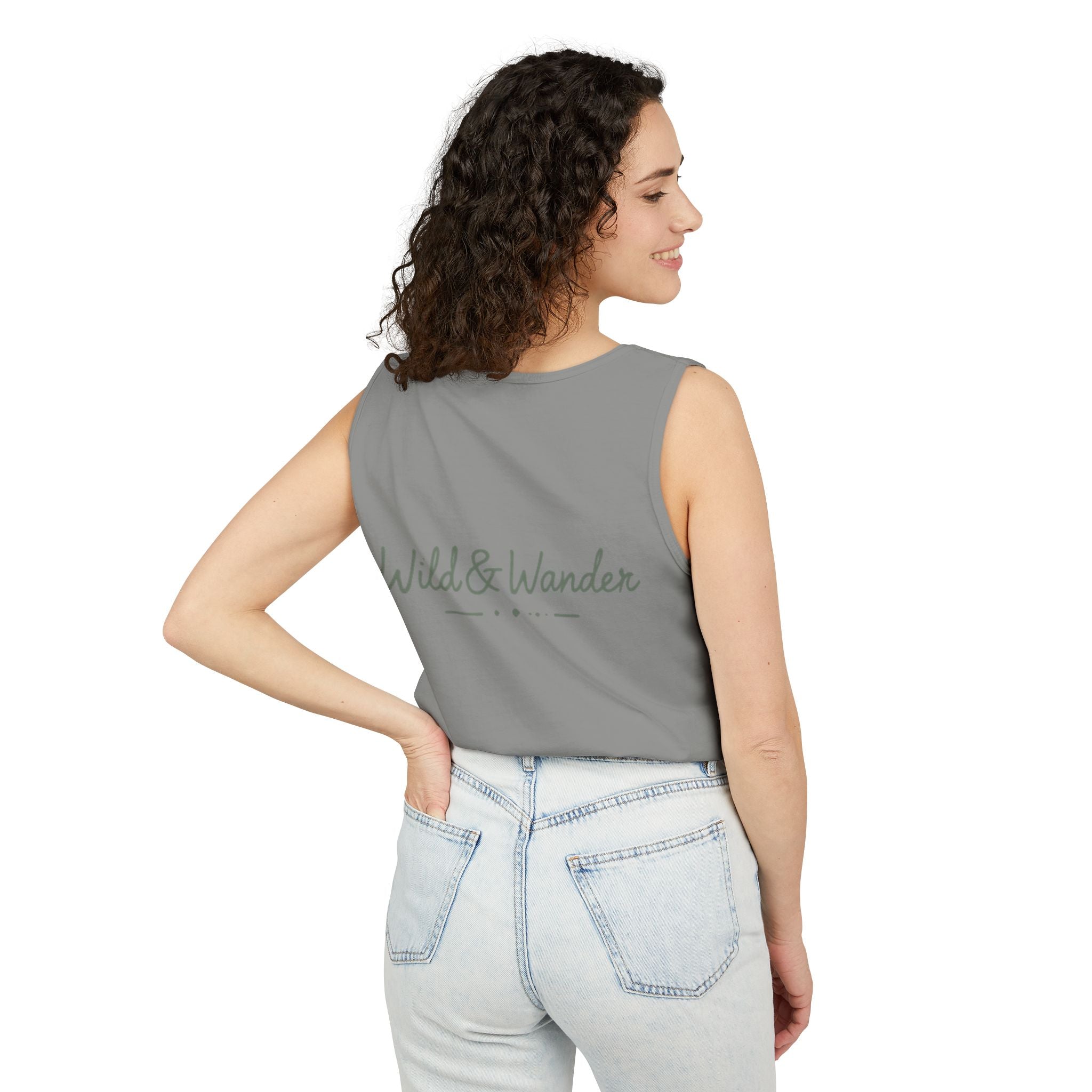 Mountain Sunrise Tank Top - Comfort Colors Garment-Dyed Unisex Muscle Tank | Soft Cotton Nature-Inspired Summer Shirt