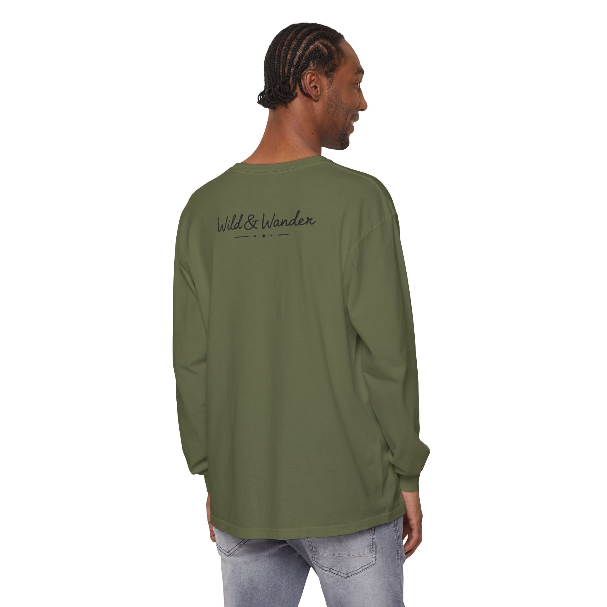 Mountain Sunrise Long Sleeve Tee - Wild & Wander Adventure Shirt