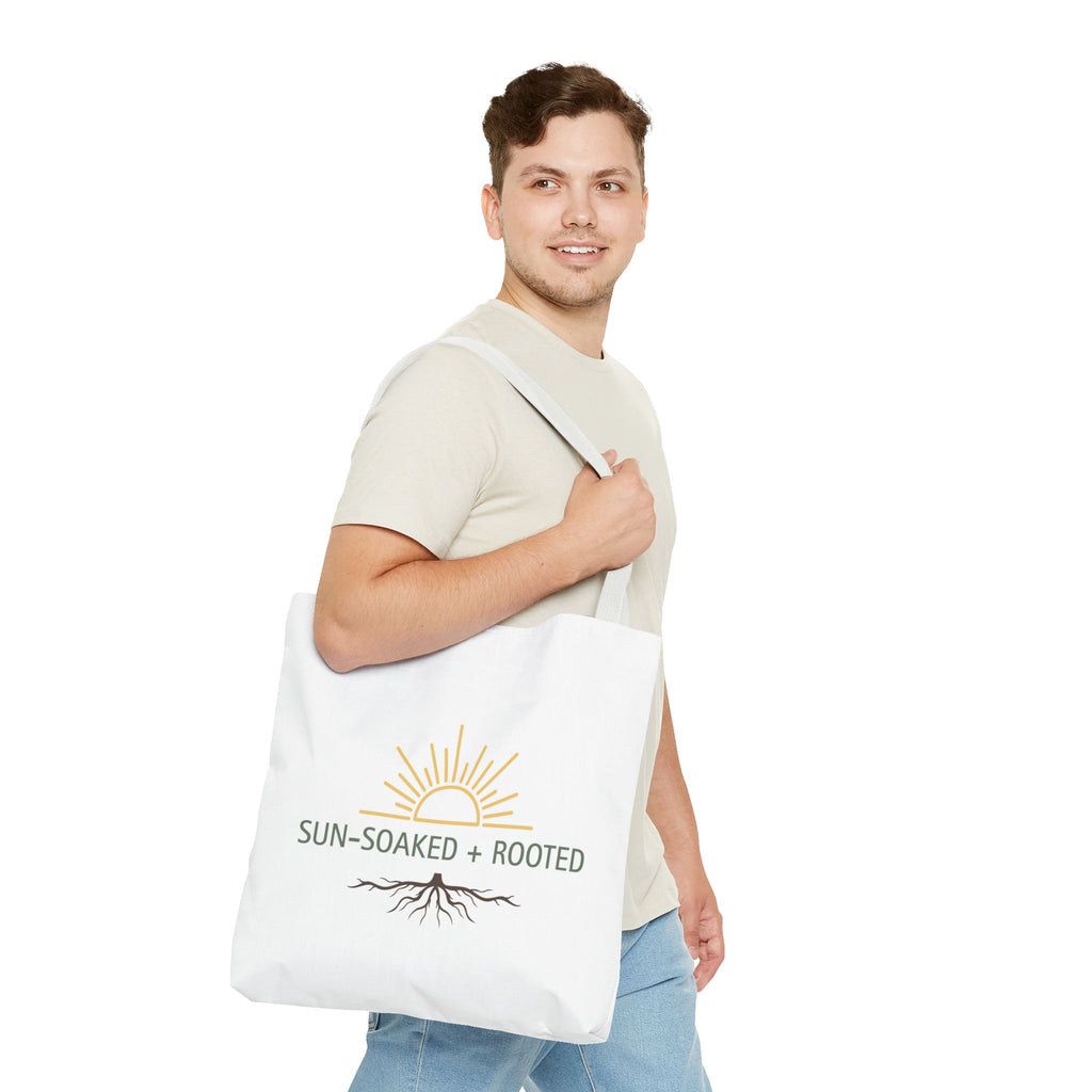 Wild & Wander Sun-Soaked + Rooted Tote Bag - Boho Carryall for Soft Adventure Days
