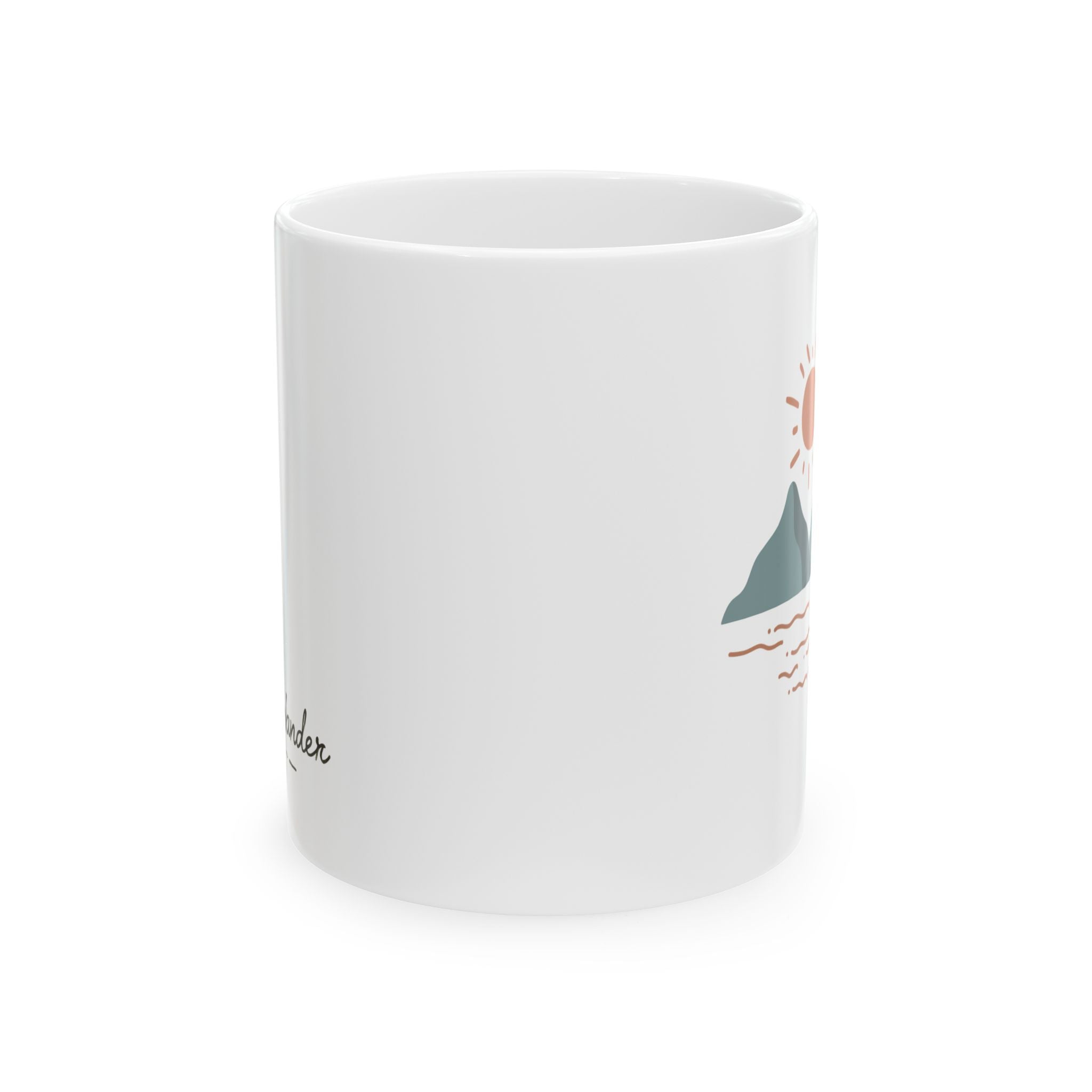 Mountain Sunrise Mug - Wild & Wander Nature-Inspired Ceramic Coffee Cup