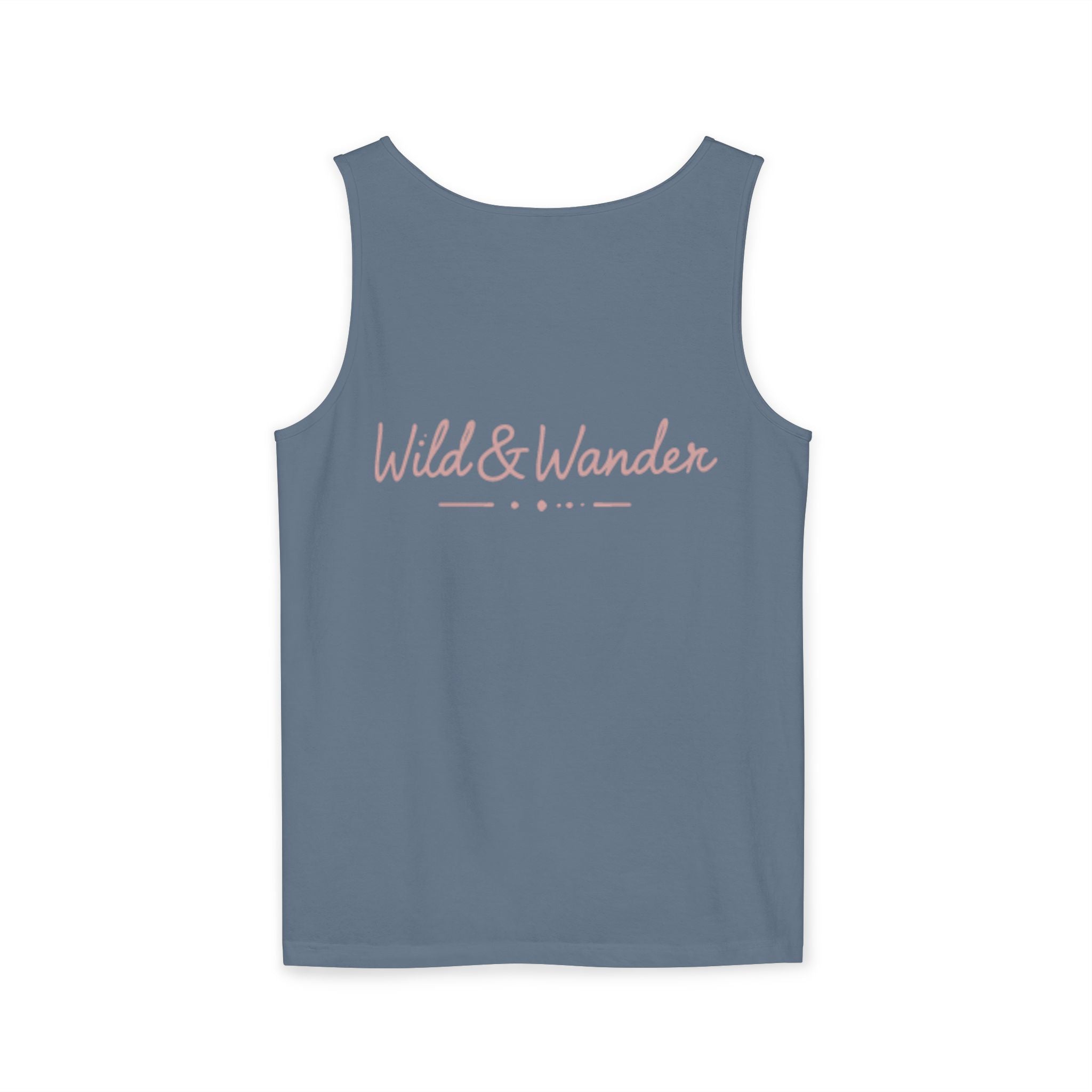 Wander Always Tank Top - Comfort Colors Garment-Dyed Muscle Tank | Wild & Wander Nature-Inspired Summer Shirt