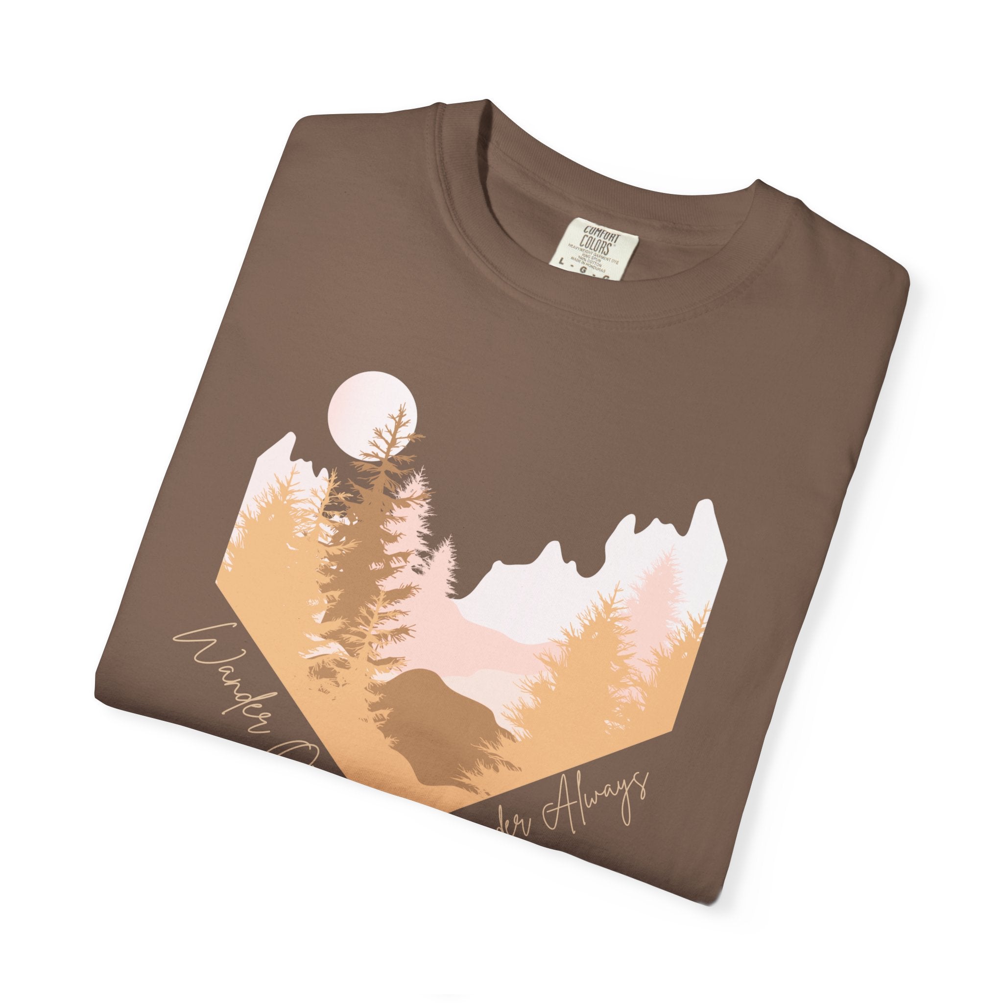 Wander Often Soft Sunrise T-Shirt | Wild & Wander Adventure Tee | Comfort Colors Garment-Dyed Shirt