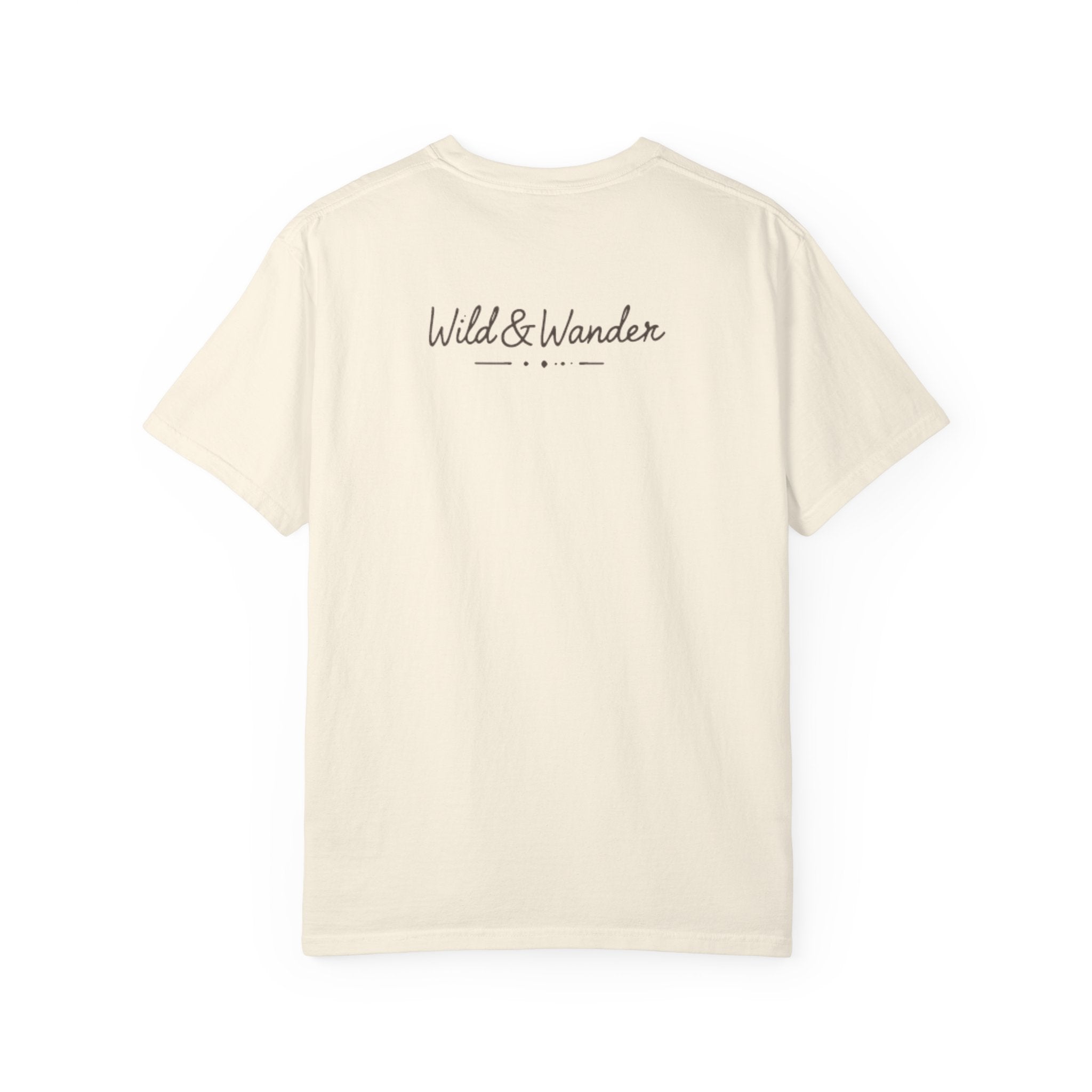 Wander Always Sunset T-Shirt | Wild & Wander Adventure Tee | Comfort Colors Garment-Dyed Shirt