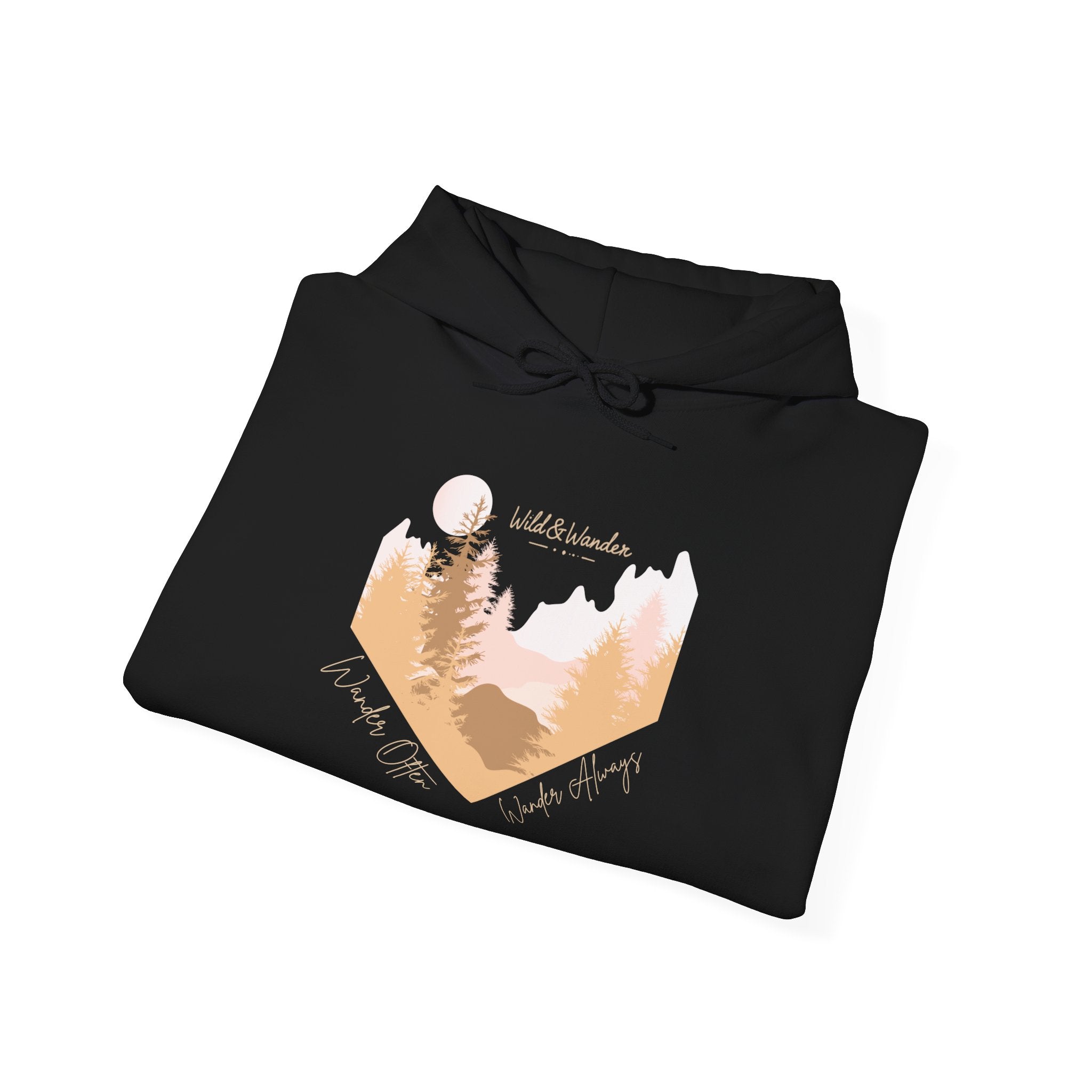 Wander Often Hoodie - Wild & Wander Adventure Hoodie - Nature-Inspired Cozy Sweatshirt