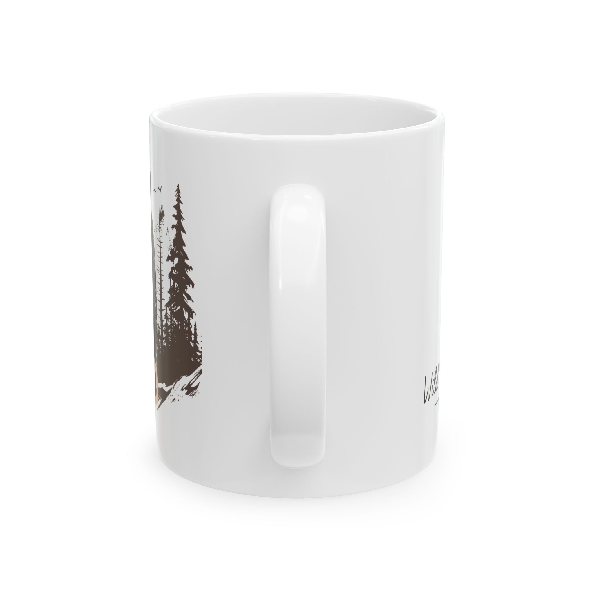 Get a Little Wild Ceramic Mug - Bear Forest Coffee Cup | Nature-Inspired Mug by Wild & Wander