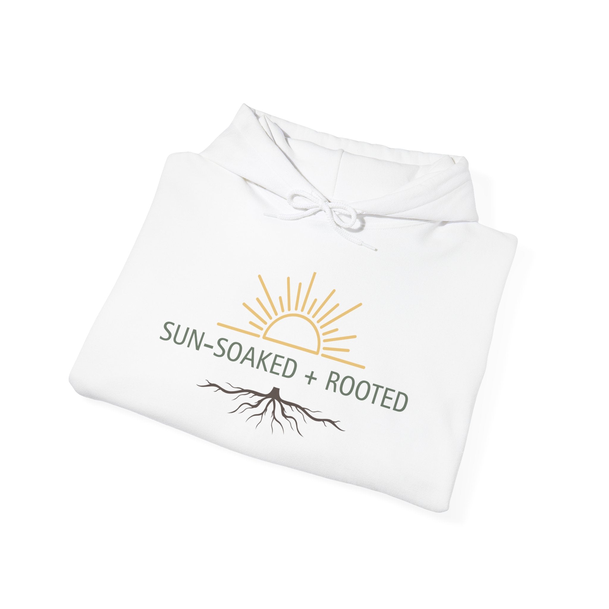 Wild & Wander Sun-Soaked + Rooted Hoodie - Cozy Boho Adventure Pullover