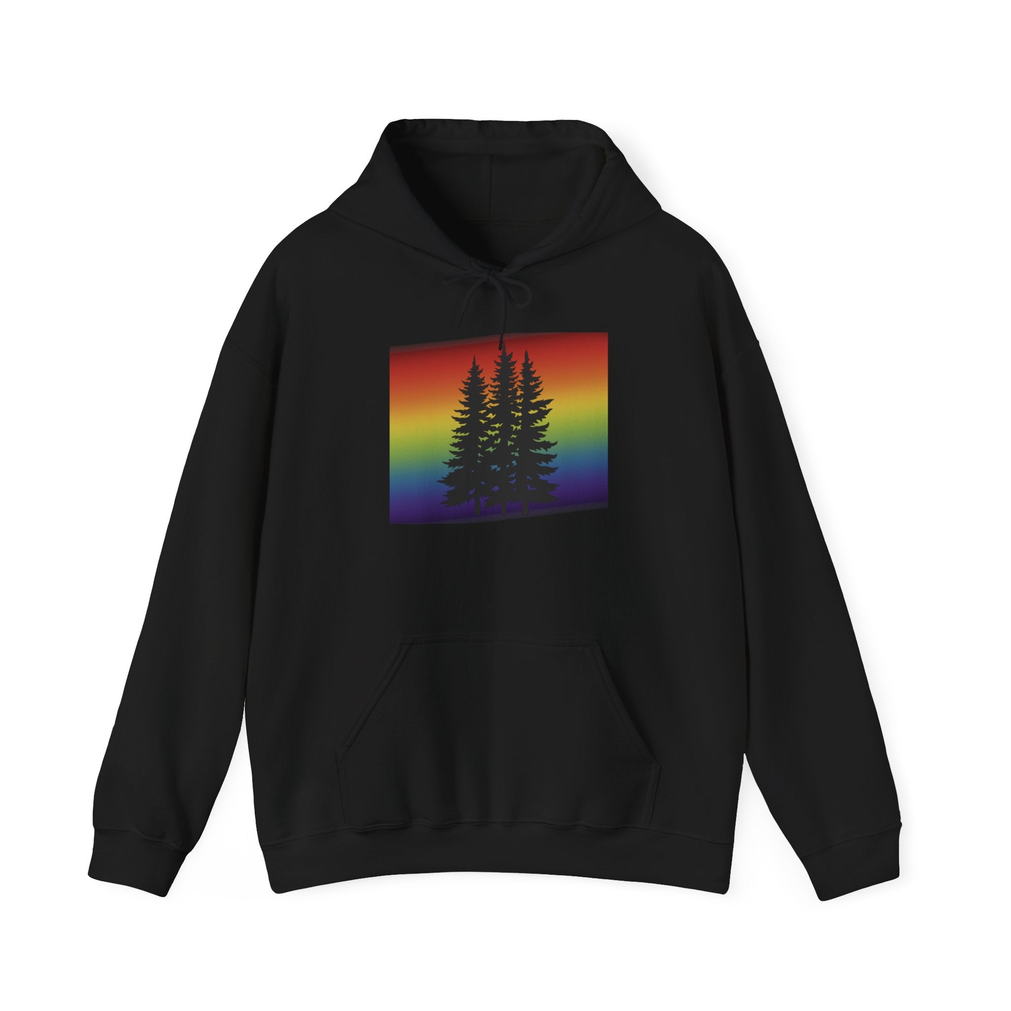 Rainbow Pride Tree Hoodie | LGBTQ+ Queer Nature Pullover | Gay Pride Sweatshirt | Lesbian Forest Hoodie | Wild & Wander Pride Apparel