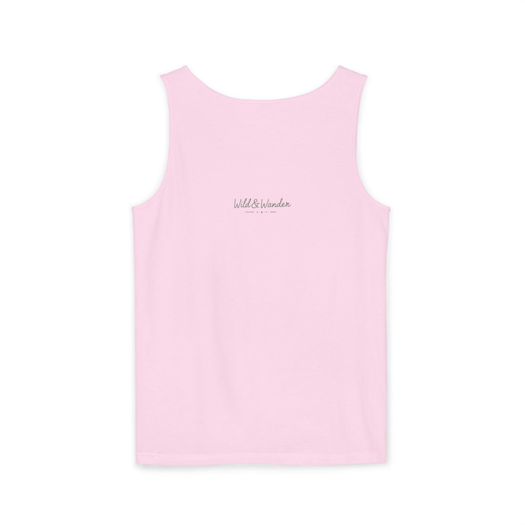 Get a Little Wild Bear Tank Top - Nature Graphic | Soft Garment-Dyed Unisex Fit