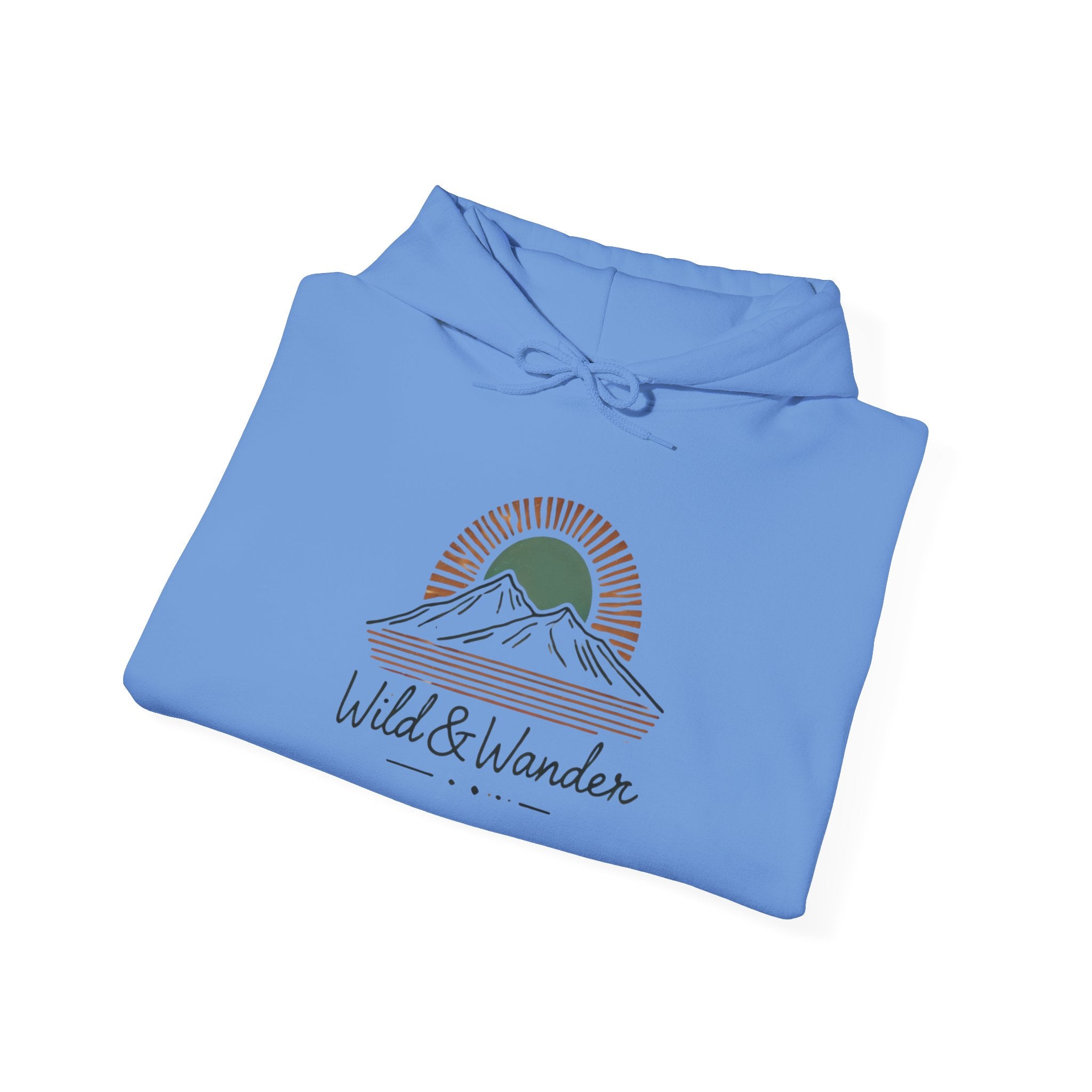 Wild & Wander Logo Hoodie - Adventure-Inspired Cozy Unisex Sweatshirt | Trave and Nature Clothing