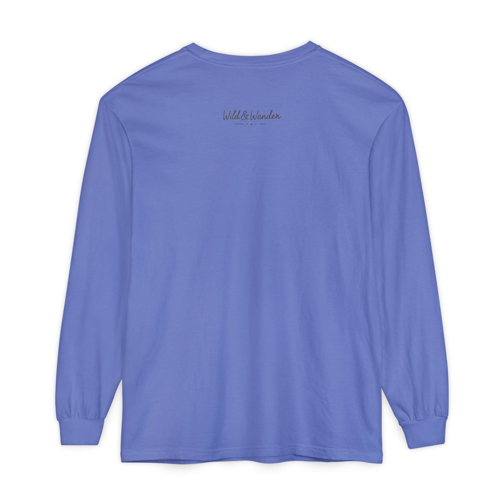 Get a Little Wild Bear Long Sleeve -Nature Graphic Tee | Soft Cotton Adventure Layer