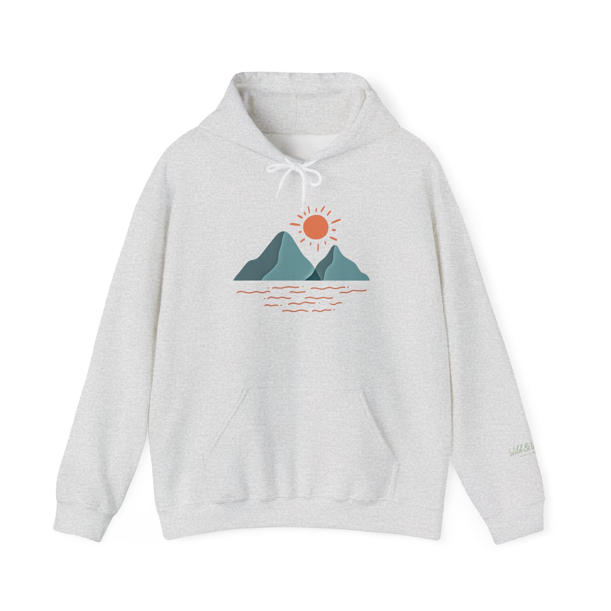 Mountain Sunrise Hoodie - Wild & Wander Nature-Inspired Unisex Sweatshirt