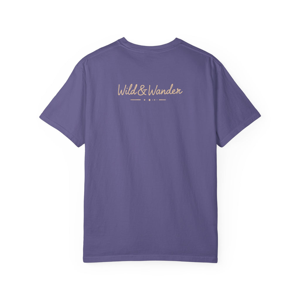Wander Often Soft Sunrise T-Shirt | Wild & Wander Adventure Tee | Comfort Colors Garment-Dyed Shirt
