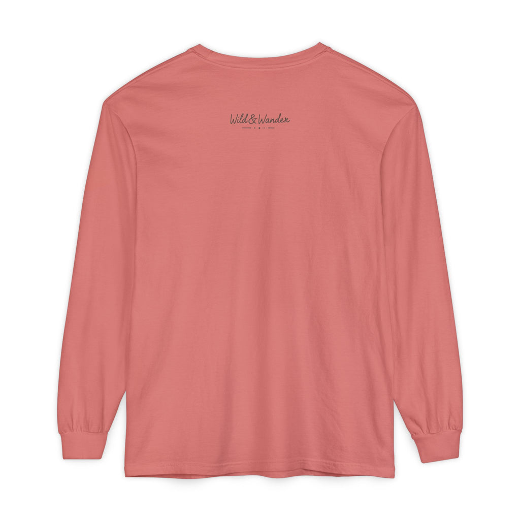 Get a Little Wild Bear Long Sleeve -Nature Graphic Tee | Soft Cotton Adventure Layer