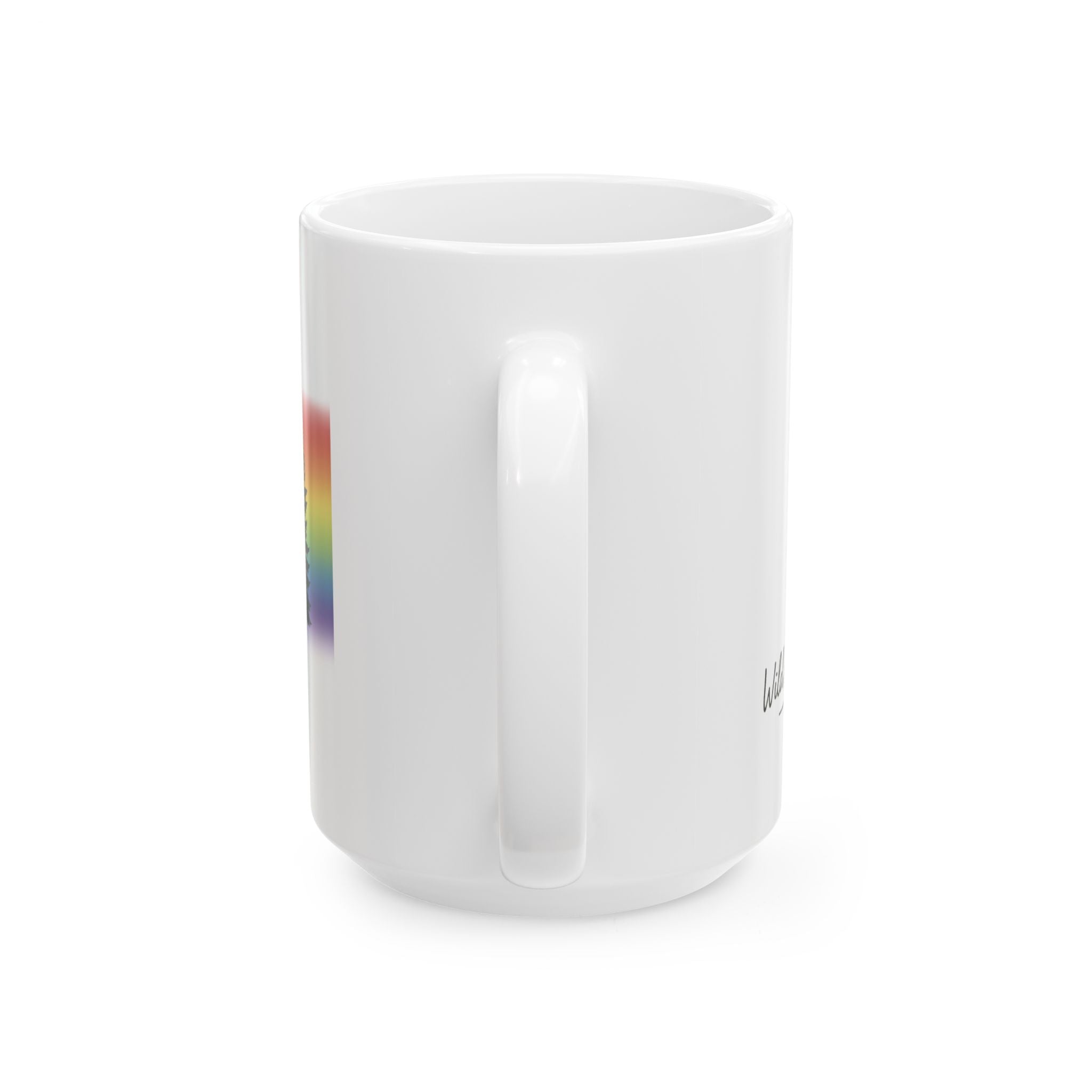 Rainbow Pride Tree Mug | LGBTQ+ Nature Ceramic Coffee Cup | Queer Morning Ritual Mug | Gay Pride Gift | Wild & Wander