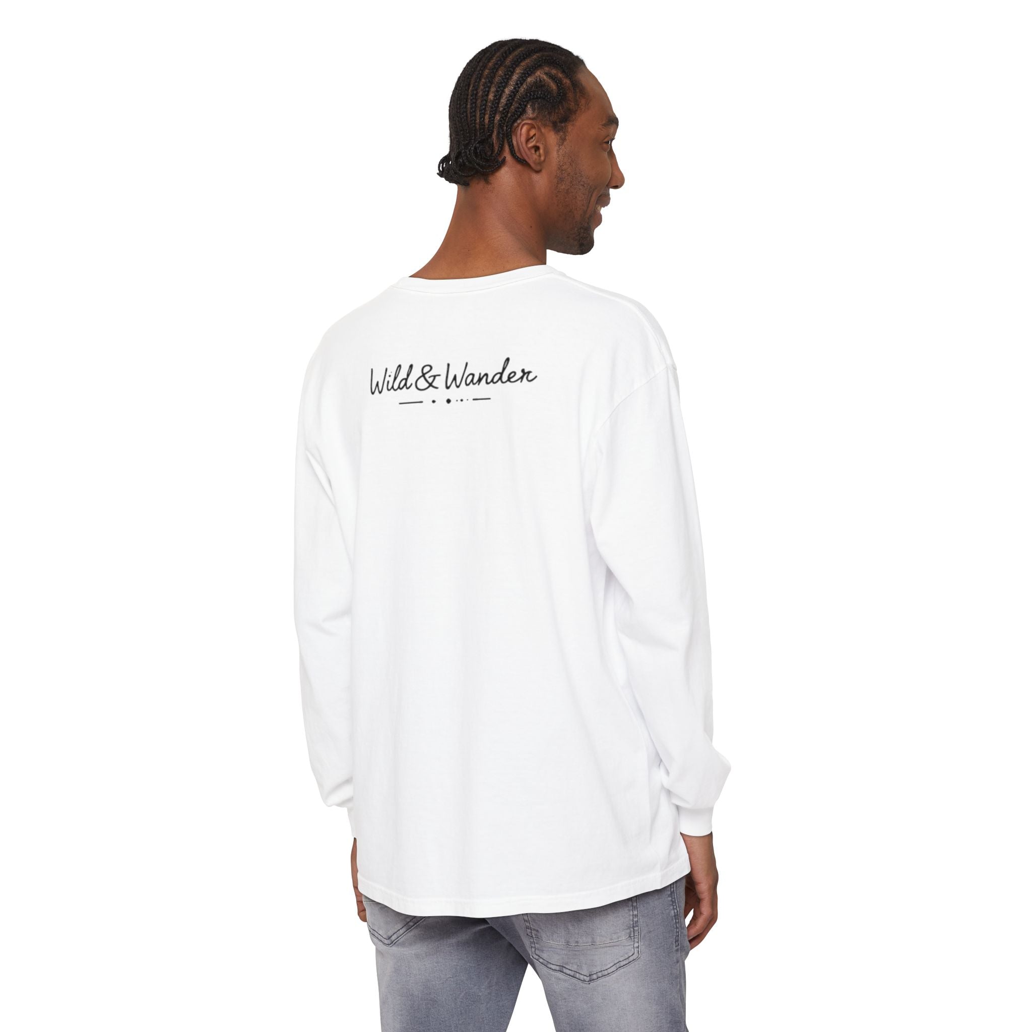 Mountain Sunrise Long Sleeve Tee - Wild & Wander Adventure Shirt