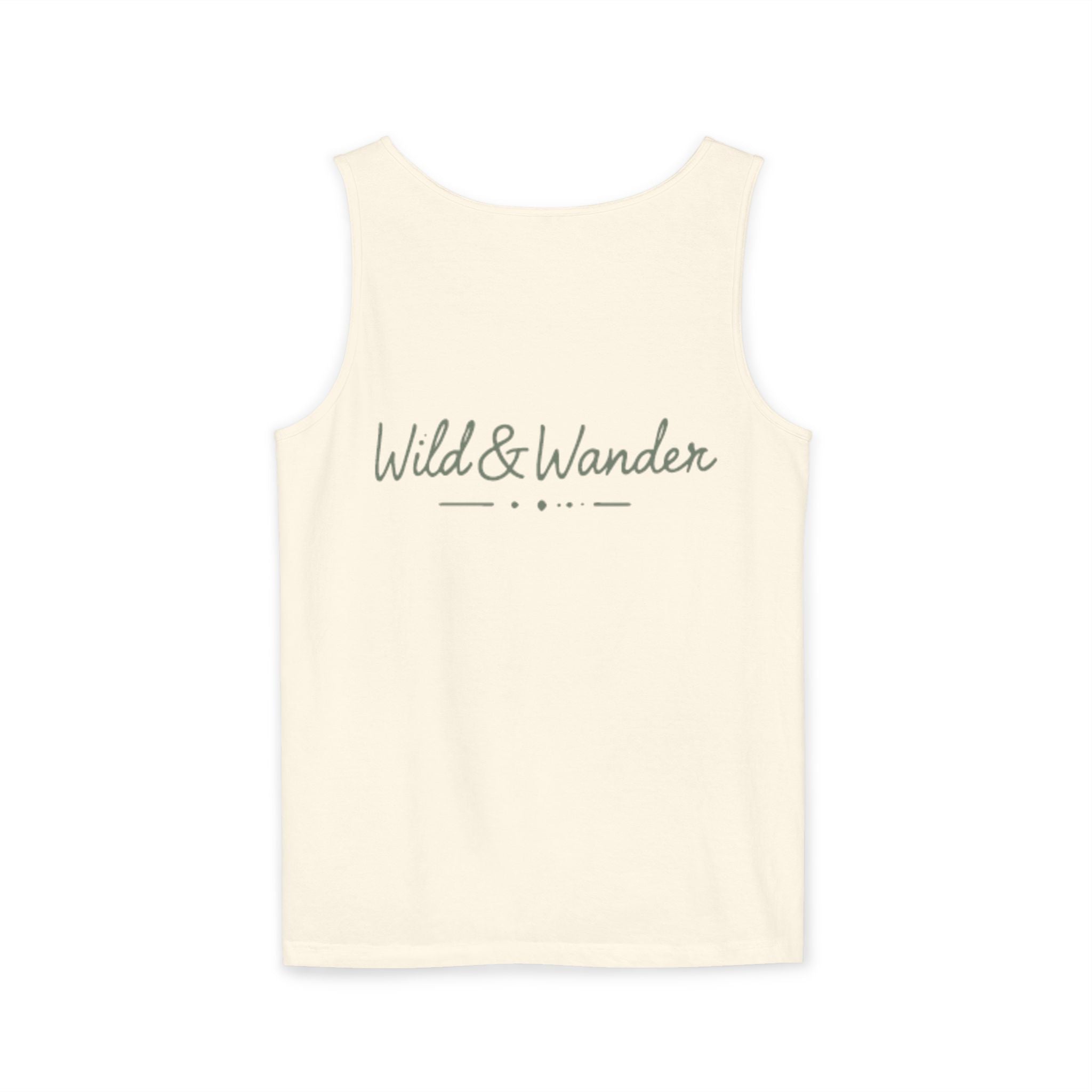 Mountain Sunrise Tank Top - Comfort Colors Garment-Dyed Unisex Muscle Tank | Soft Cotton Nature-Inspired Summer Shirt