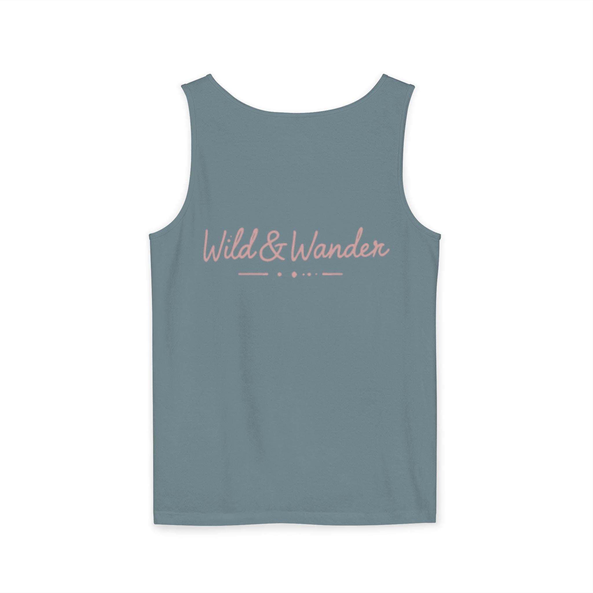 Wander Always Tank Top - Comfort Colors Garment-Dyed Muscle Tank | Wild & Wander Nature-Inspired Summer Shirt