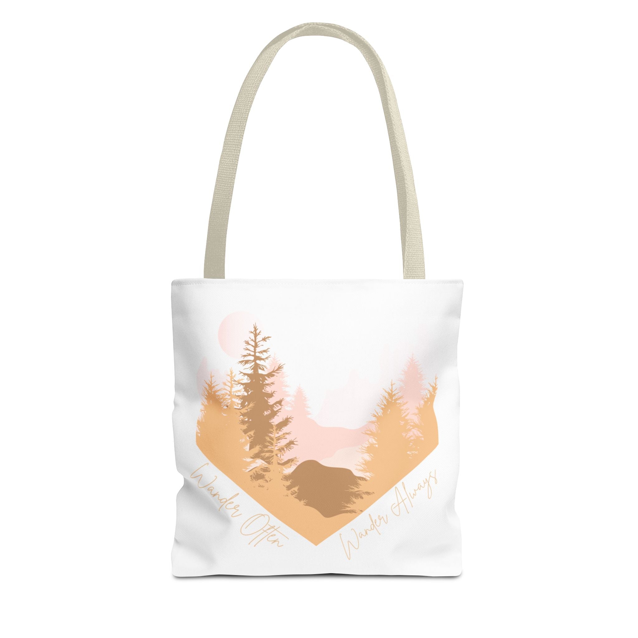 Wander Often Golden Hour Heart Tote Bag - Wild & Wander Collection (Free Shipping)