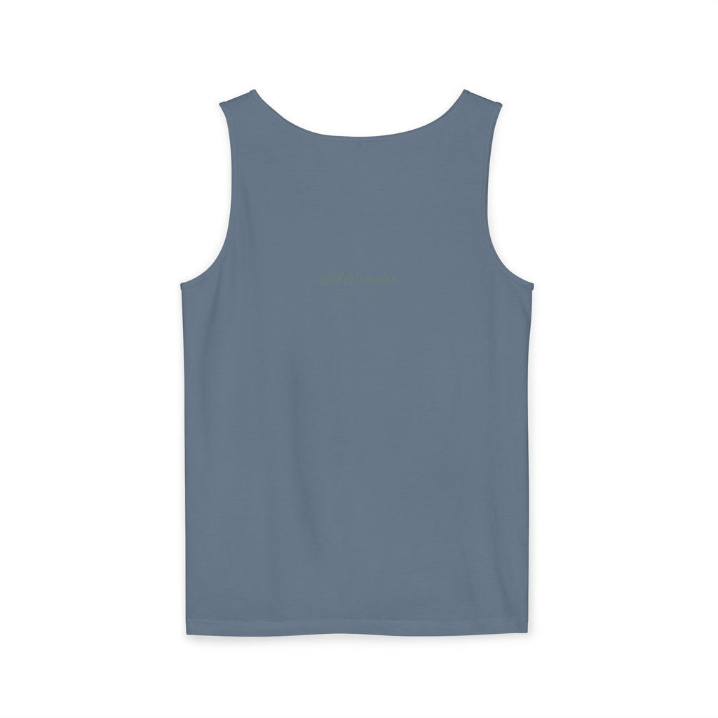 Get a Little Wild Bear Tank Top - Nature Graphic | Soft Garment-Dyed Unisex Fit