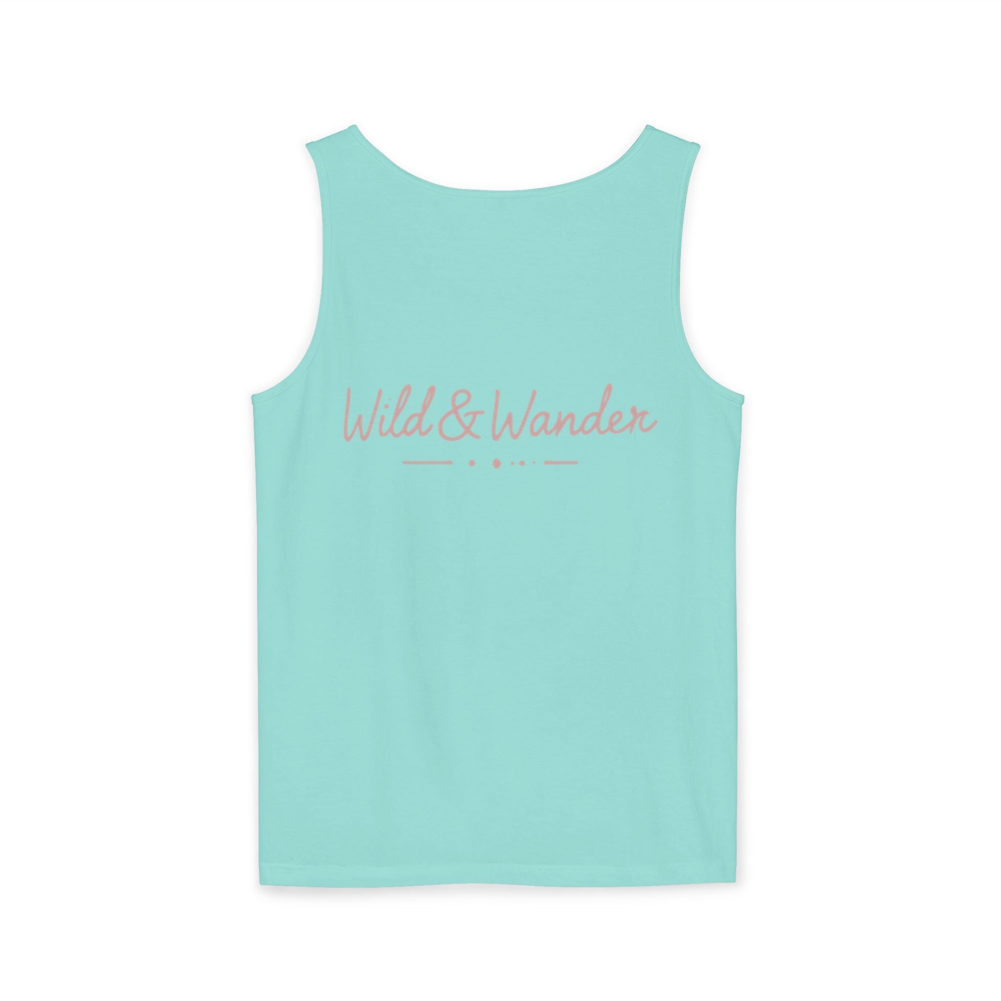 Wander Always Tank Top - Comfort Colors Garment-Dyed Muscle Tank | Wild & Wander Nature-Inspired Summer Shirt