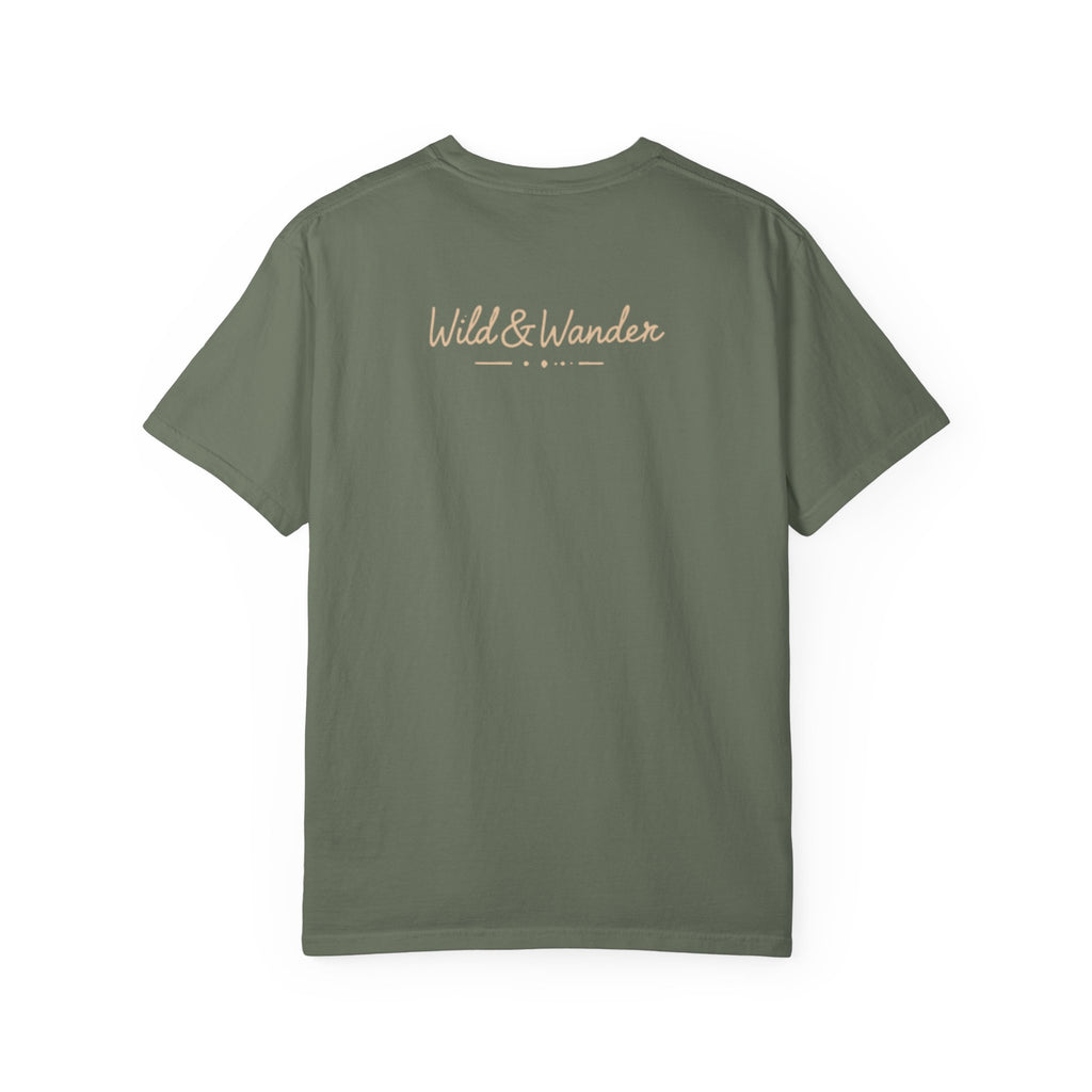 Wander Often Soft Sunrise T-Shirt | Wild & Wander Adventure Tee | Comfort Colors Garment-Dyed Shirt