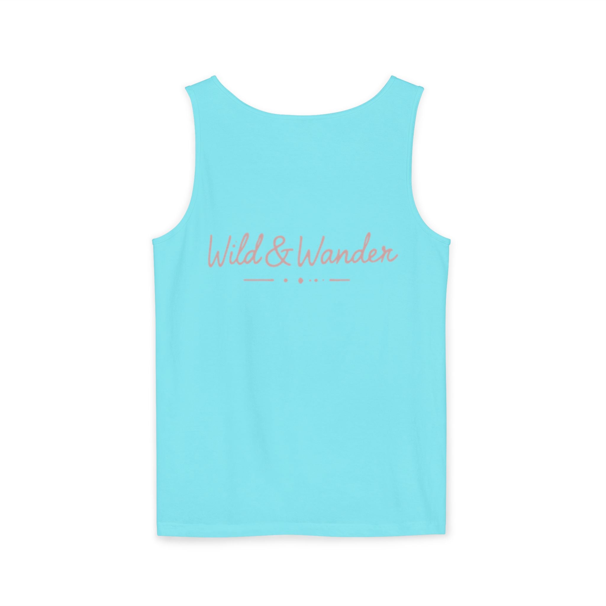 Wander Always Tank Top - Comfort Colors Garment-Dyed Muscle Tank | Wild & Wander Nature-Inspired Summer Shirt