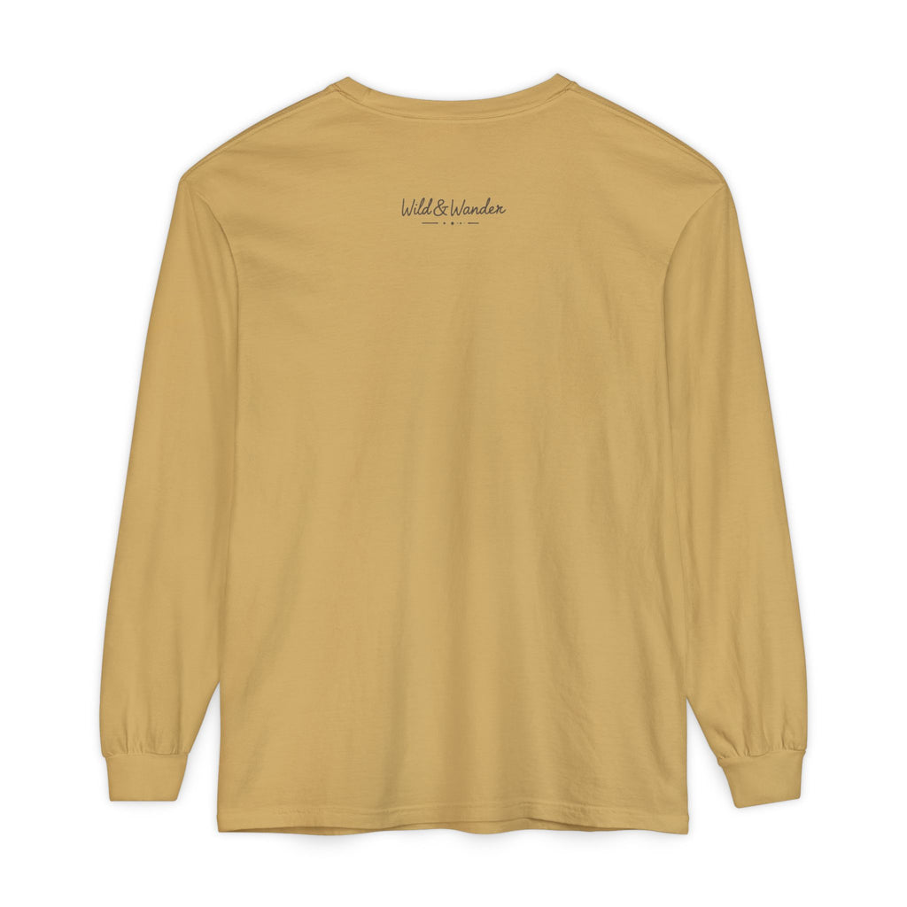 Get a Little Wild Bear Long Sleeve -Nature Graphic Tee | Soft Cotton Adventure Layer