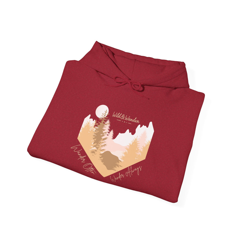 Wander Often Hoodie - Wild & Wander Adventure Hoodie - Nature-Inspired Cozy Sweatshirt