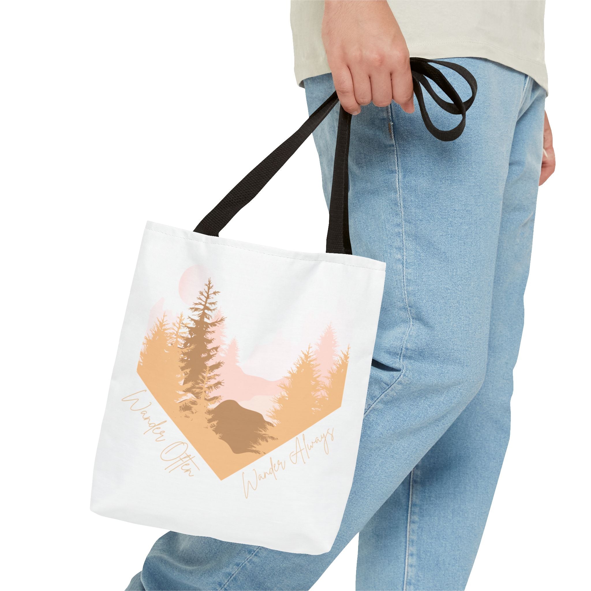 Wander Often Golden Hour Heart Tote Bag - Wild & Wander Collection (Free Shipping)
