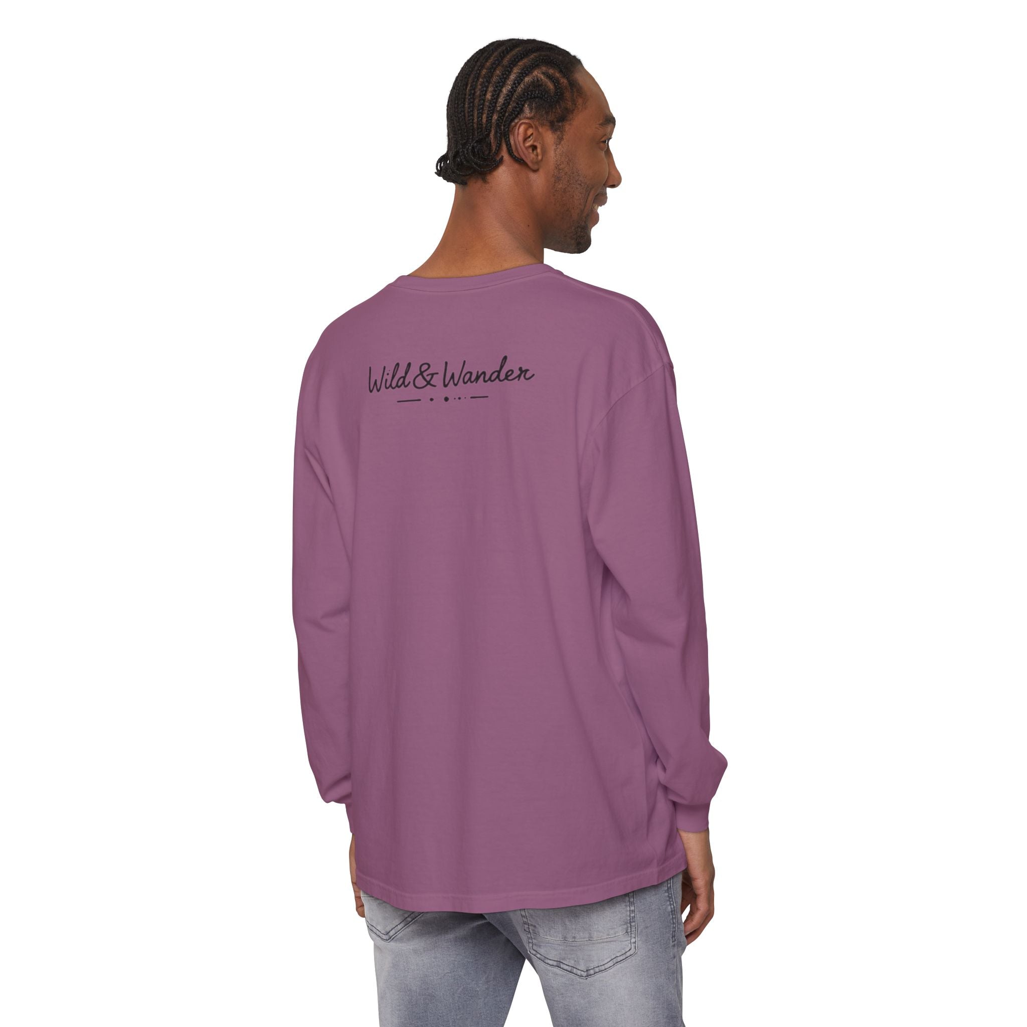 Mountain Sunrise Long Sleeve Tee - Wild & Wander Adventure Shirt