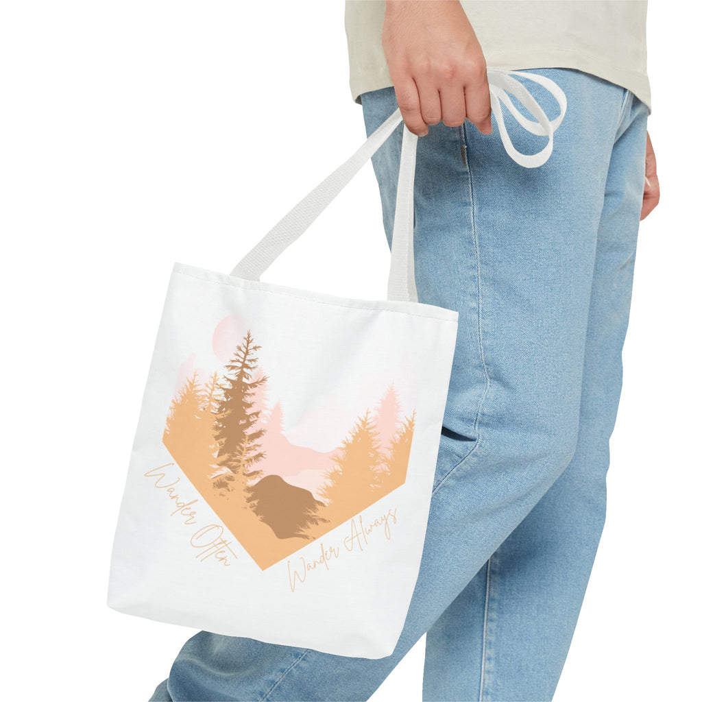 Wander Often Golden Hour Heart Tote Bag - Wild & Wander Collection (Free Shipping)