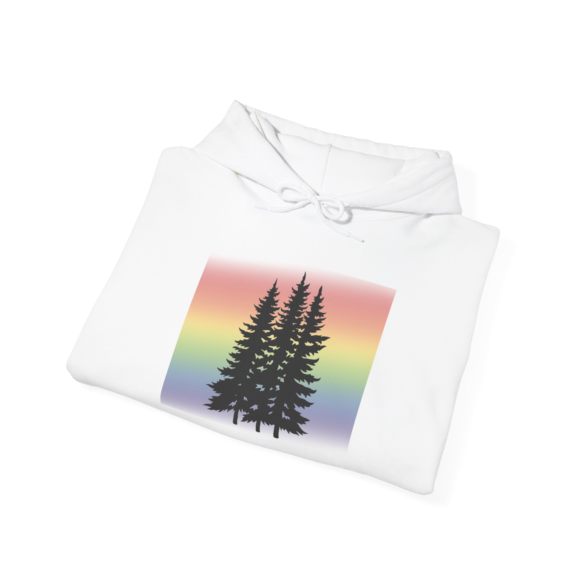 Rainbow Pride Tree Hoodie | LGBTQ+ Queer Nature Pullover | Gay Pride Sweatshirt | Lesbian Forest Hoodie | Wild & Wander Pride Apparel