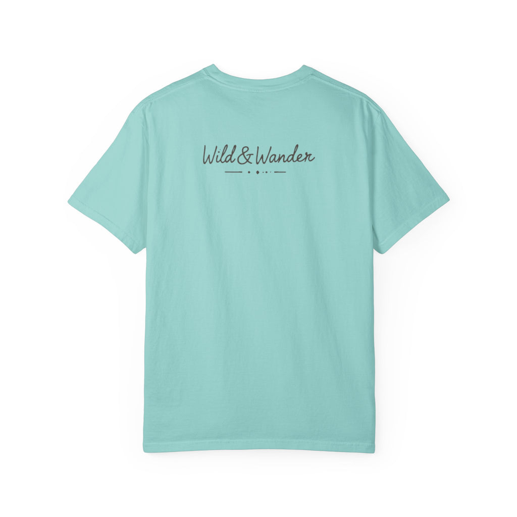 Wander Always Sunset T-Shirt | Wild & Wander Adventure Tee | Comfort Colors Garment-Dyed Shirt