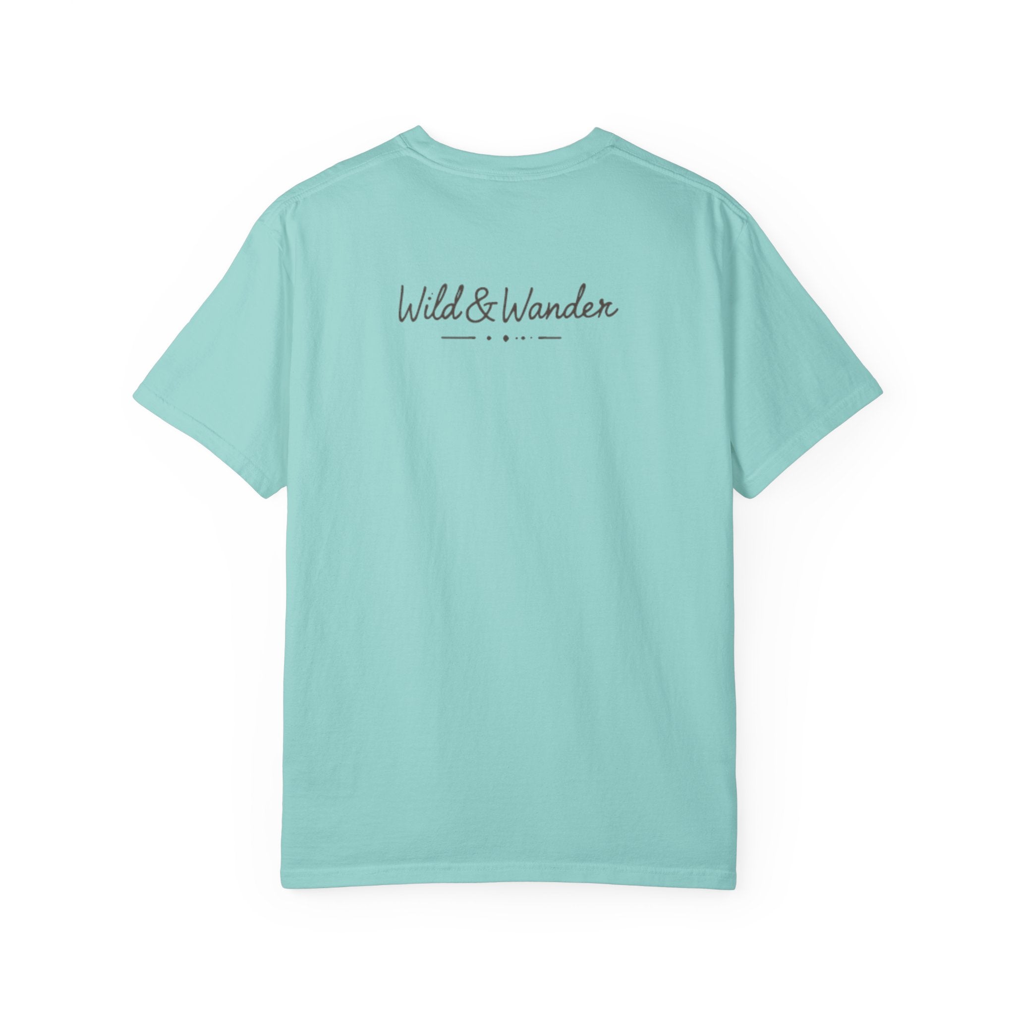 Wander Always Sunset T-Shirt | Wild & Wander Adventure Tee | Comfort Colors Garment-Dyed Shirt