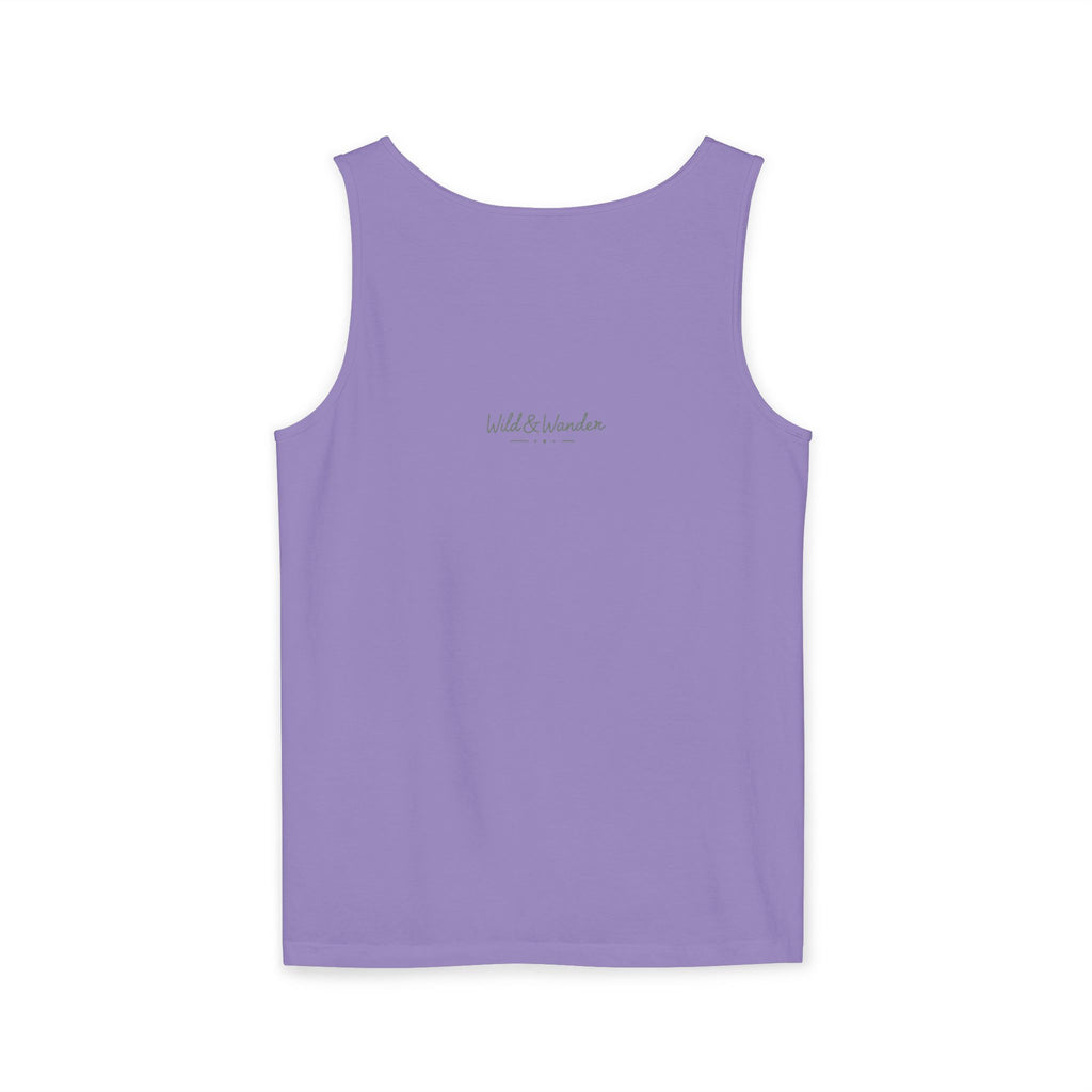 Get a Little Wild Bear Tank Top - Nature Graphic | Soft Garment-Dyed Unisex Fit