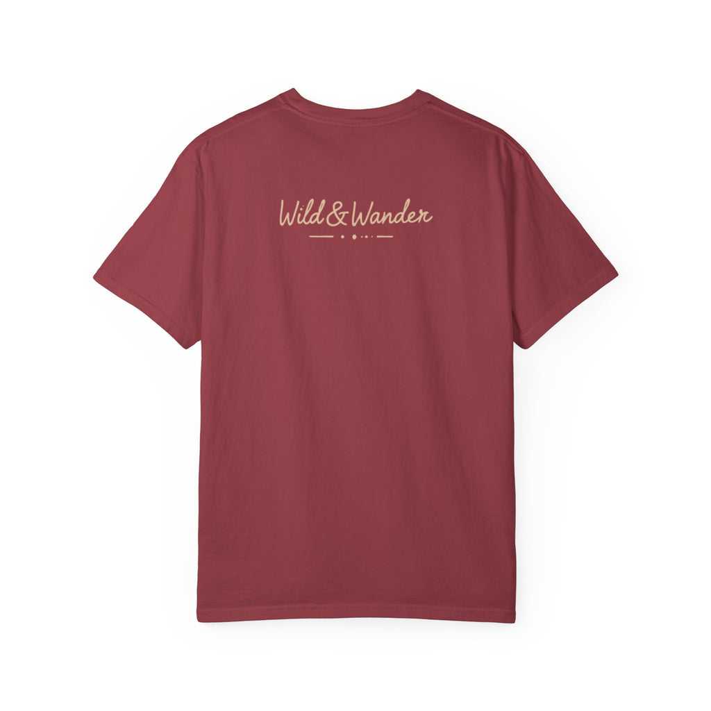 Wander Often Soft Sunrise T-Shirt | Wild & Wander Adventure Tee | Comfort Colors Garment-Dyed Shirt