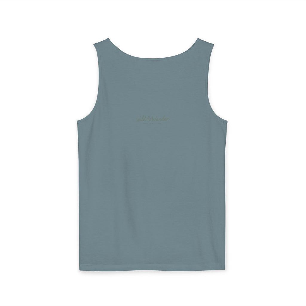Get a Little Wild Bear Tank Top - Nature Graphic | Soft Garment-Dyed Unisex Fit