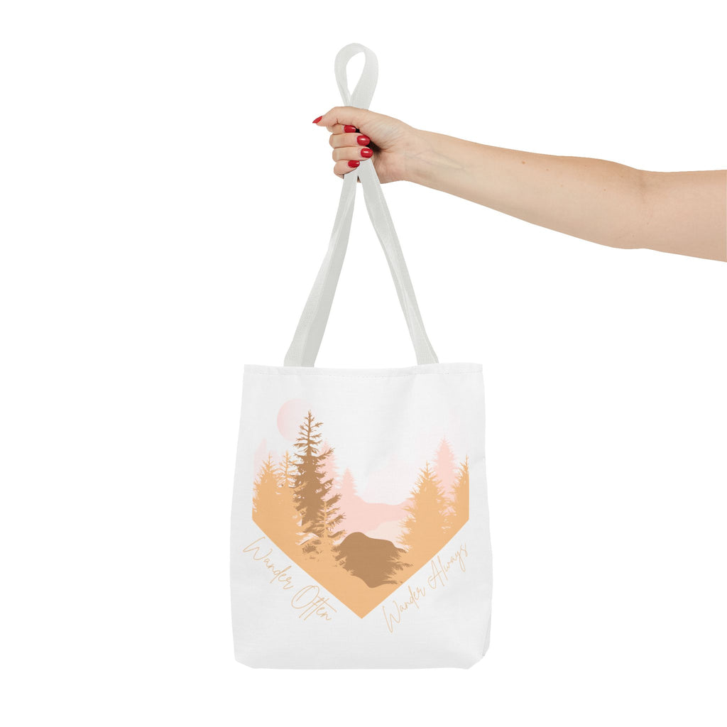 Wander Often Golden Hour Heart Tote Bag - Wild & Wander Collection (Free Shipping)