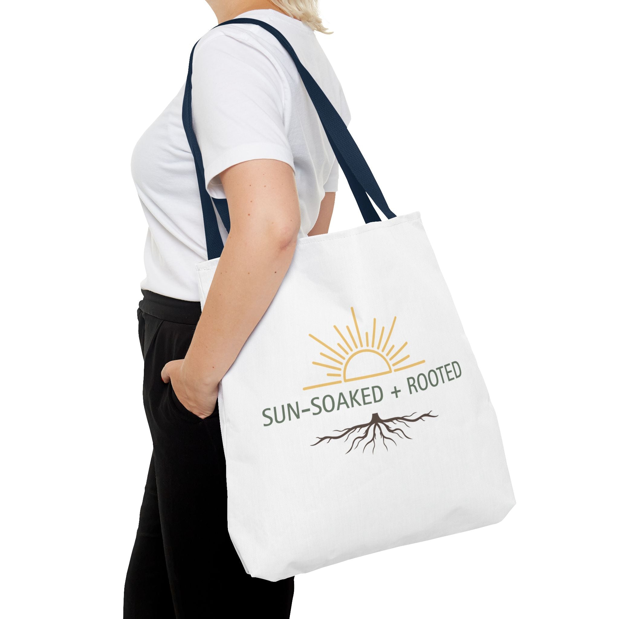 Wild & Wander Sun-Soaked + Rooted Tote Bag - Boho Carryall for Soft Adventure Days