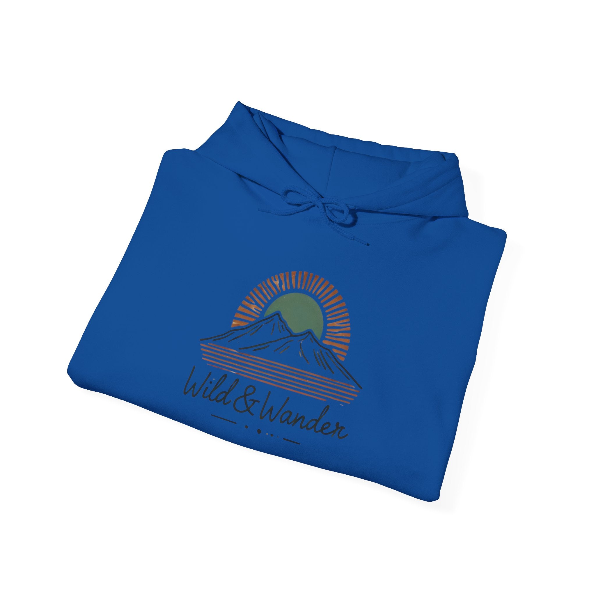 Wild & Wander Logo Hoodie - Adventure-Inspired Cozy Unisex Sweatshirt | Trave and Nature Clothing