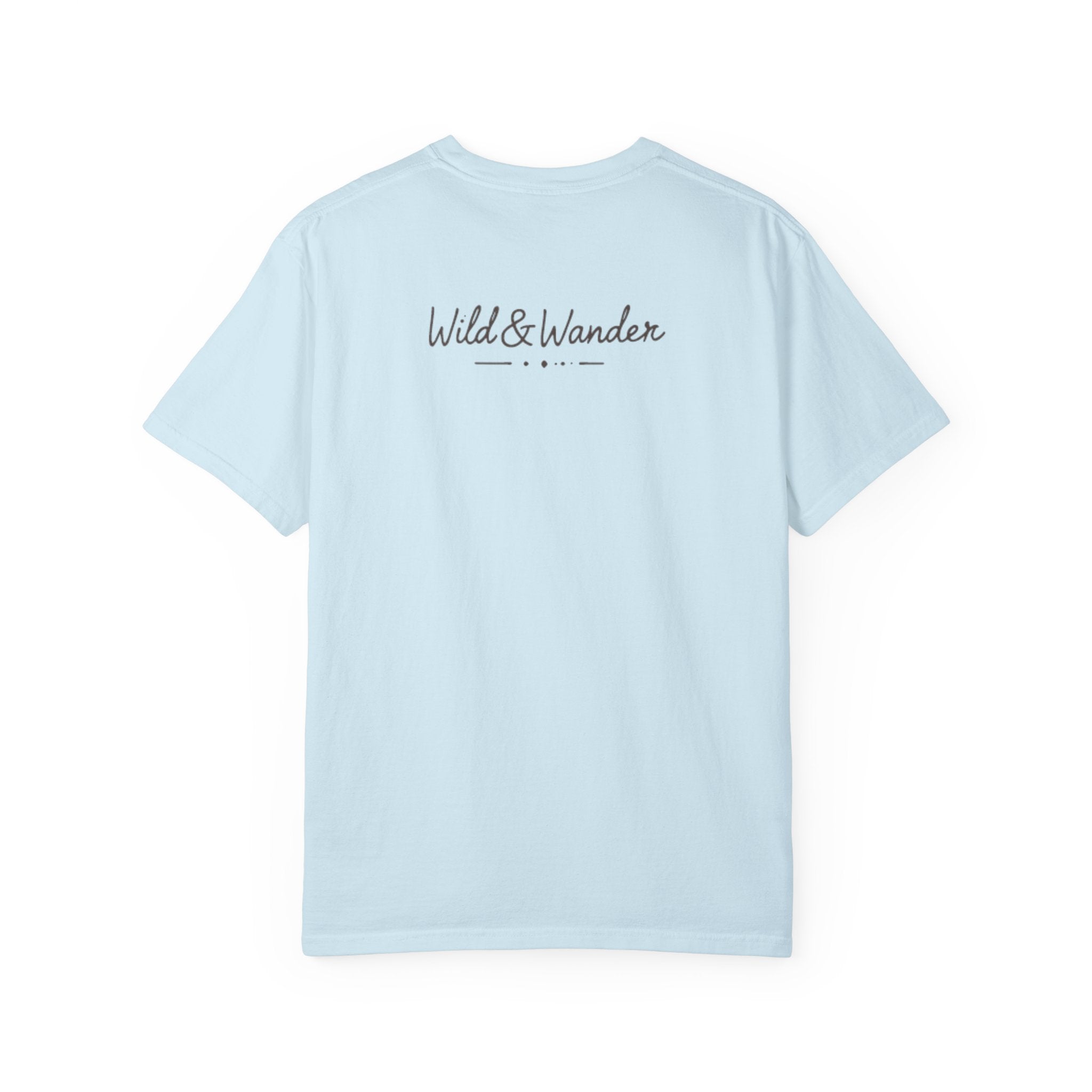 Wander Always Sunset T-Shirt | Wild & Wander Adventure Tee | Comfort Colors Garment-Dyed Shirt