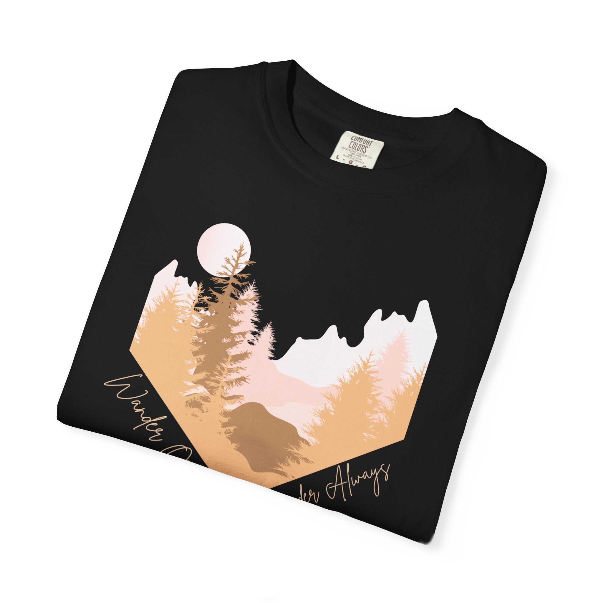 Wander Often Soft Sunrise T-Shirt | Wild & Wander Adventure Tee | Comfort Colors Garment-Dyed Shirt