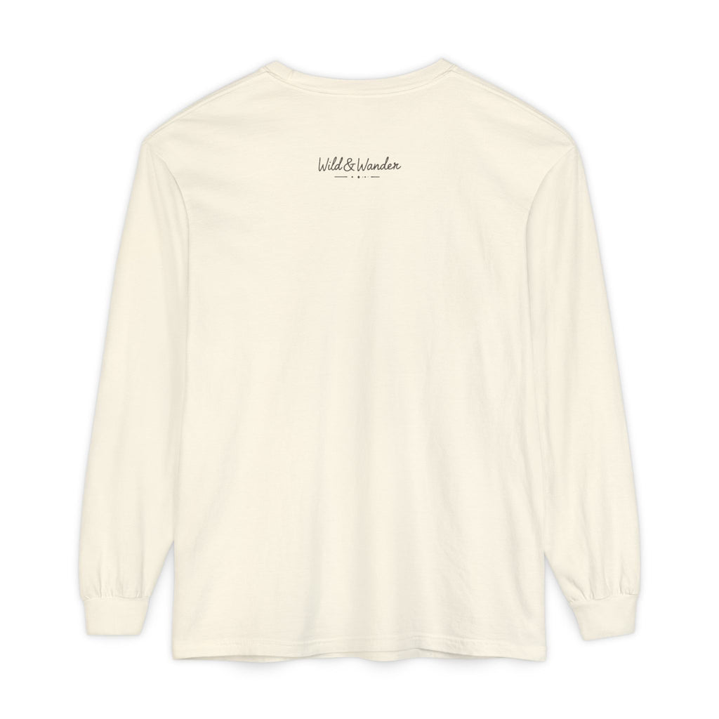 Get a Little Wild Bear Long Sleeve -Nature Graphic Tee | Soft Cotton Adventure Layer