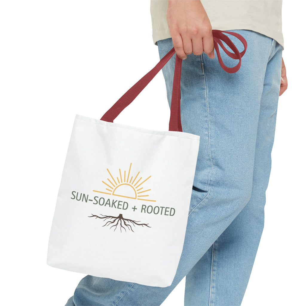 Wild & Wander Sun-Soaked + Rooted Tote Bag - Boho Carryall for Soft Adventure Days