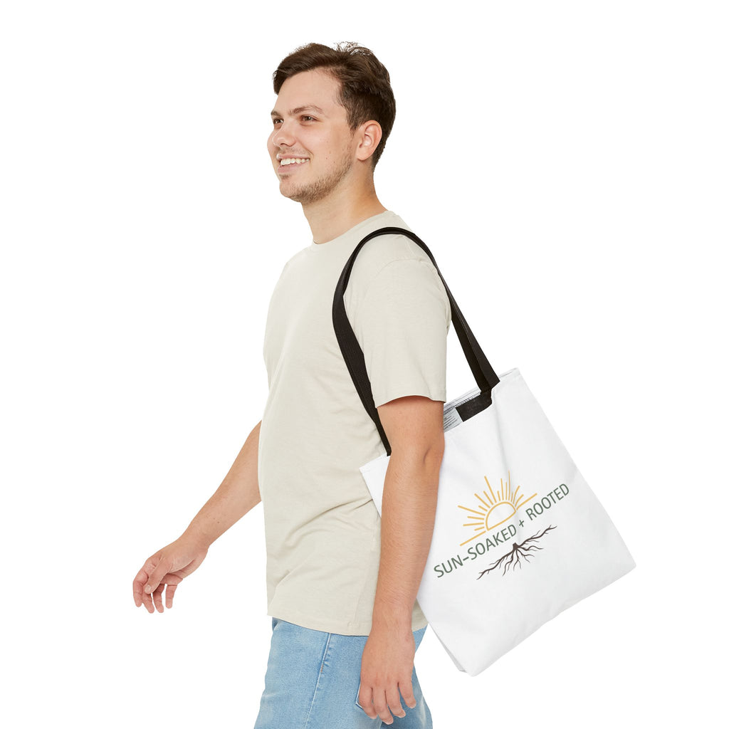 Wild & Wander Sun-Soaked + Rooted Tote Bag - Boho Carryall for Soft Adventure Days