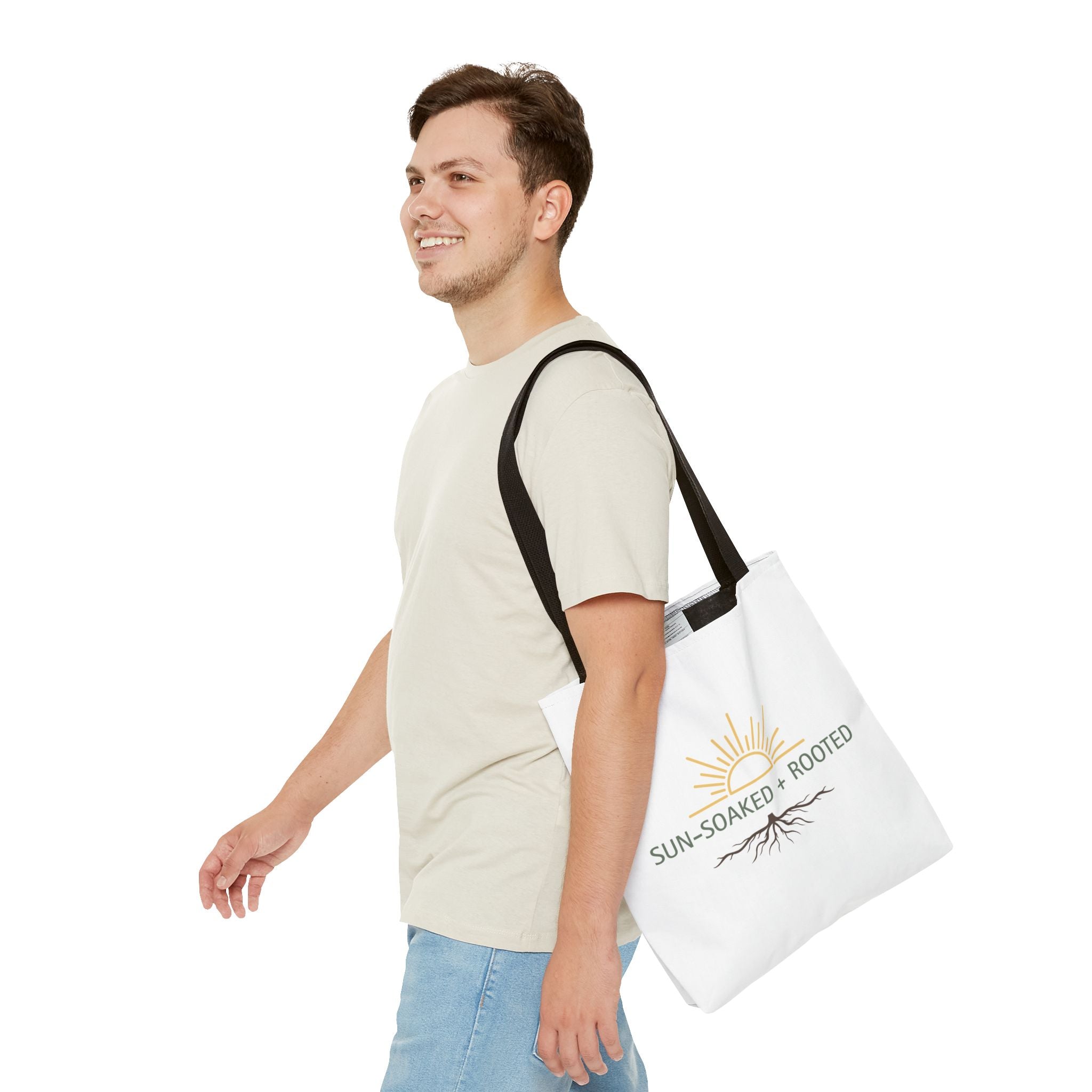 Wild & Wander Sun-Soaked + Rooted Tote Bag - Boho Carryall for Soft Adventure Days
