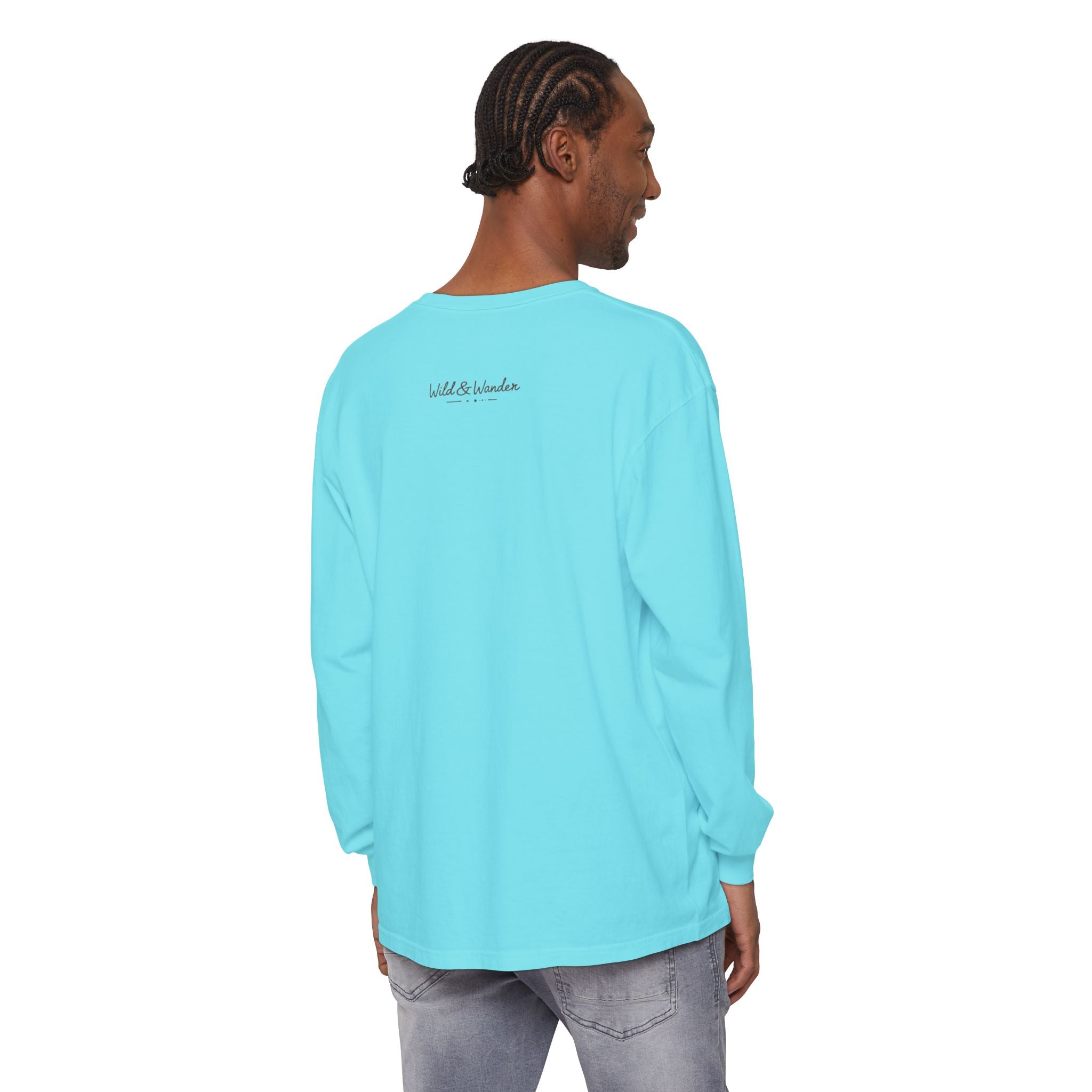 Get a Little Wild Bear Long Sleeve -Nature Graphic Tee | Soft Cotton Adventure Layer