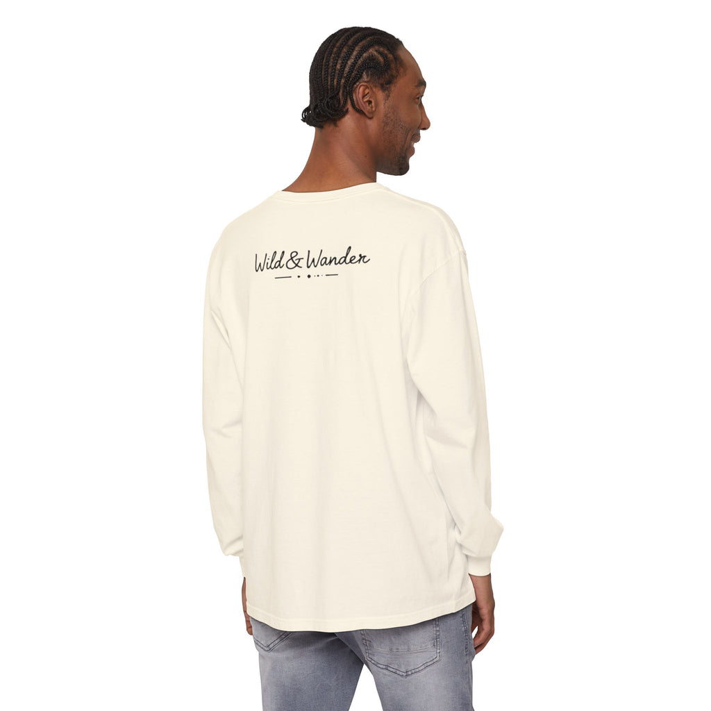 Mountain Sunrise Long Sleeve Tee - Wild & Wander Adventure Shirt