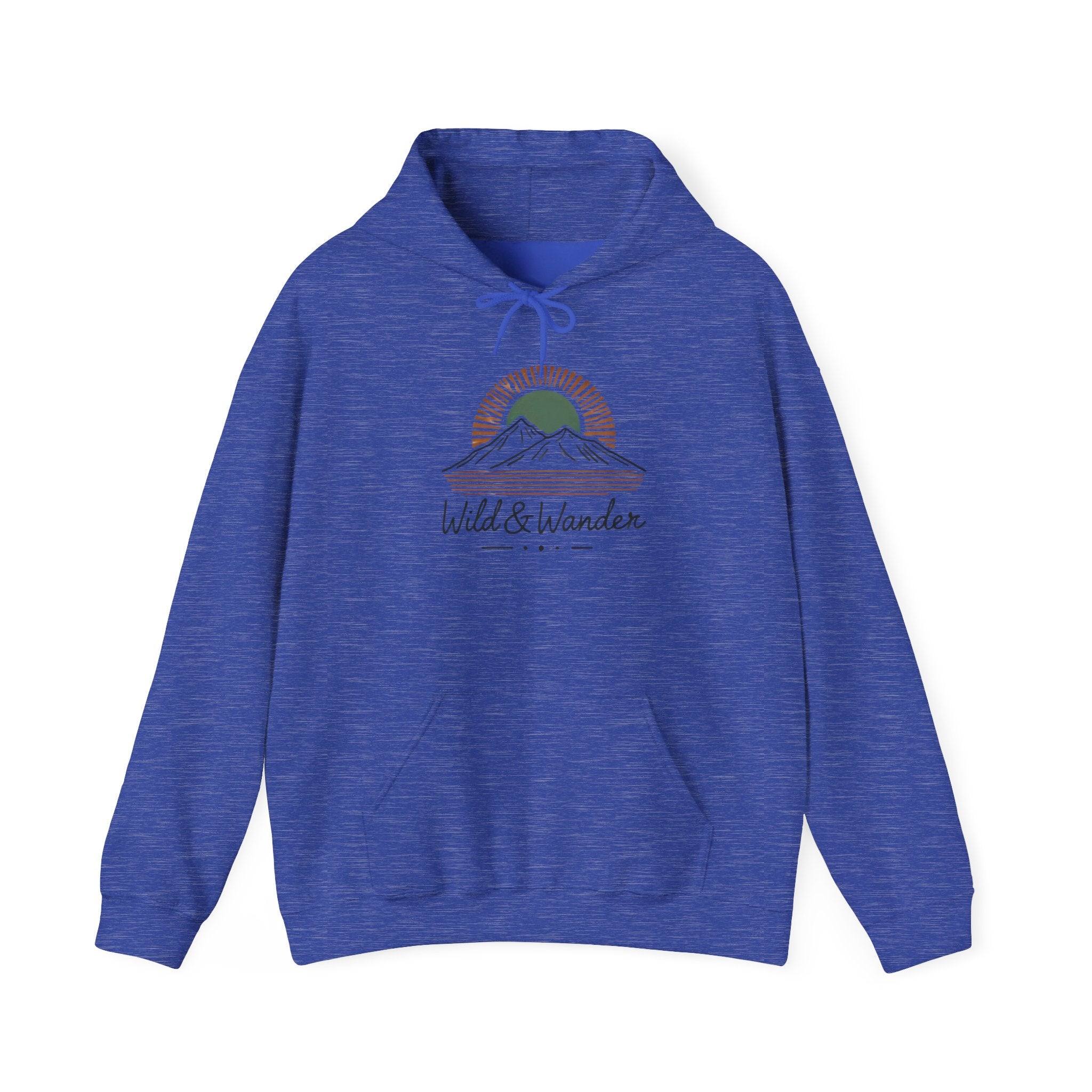 Wild & Wander Logo Hoodie - Adventure-Inspired Cozy Unisex Sweatshirt | Trave and Nature Clothing